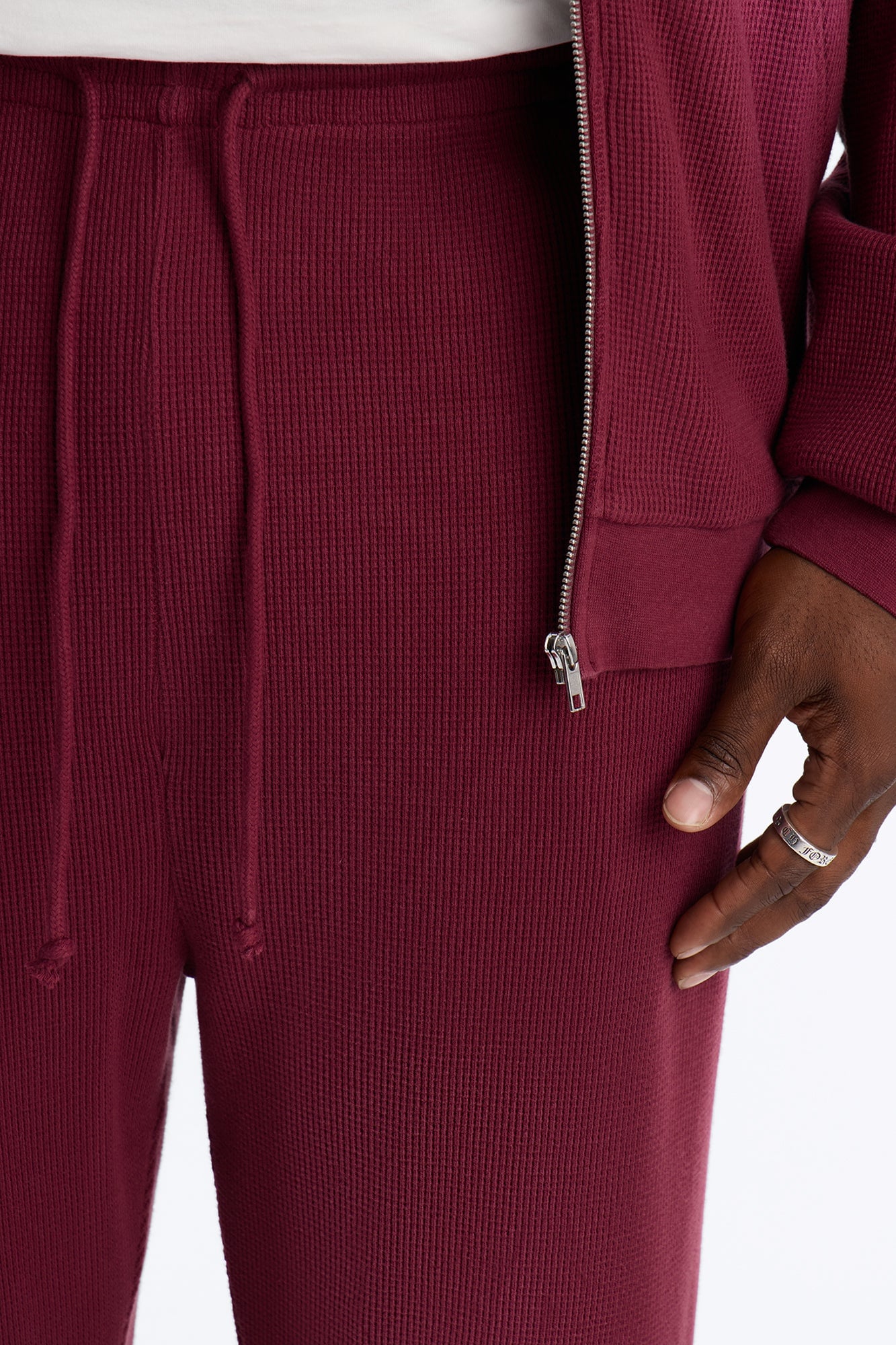 Modern Wash Sweatpants - Burgundy image 3
