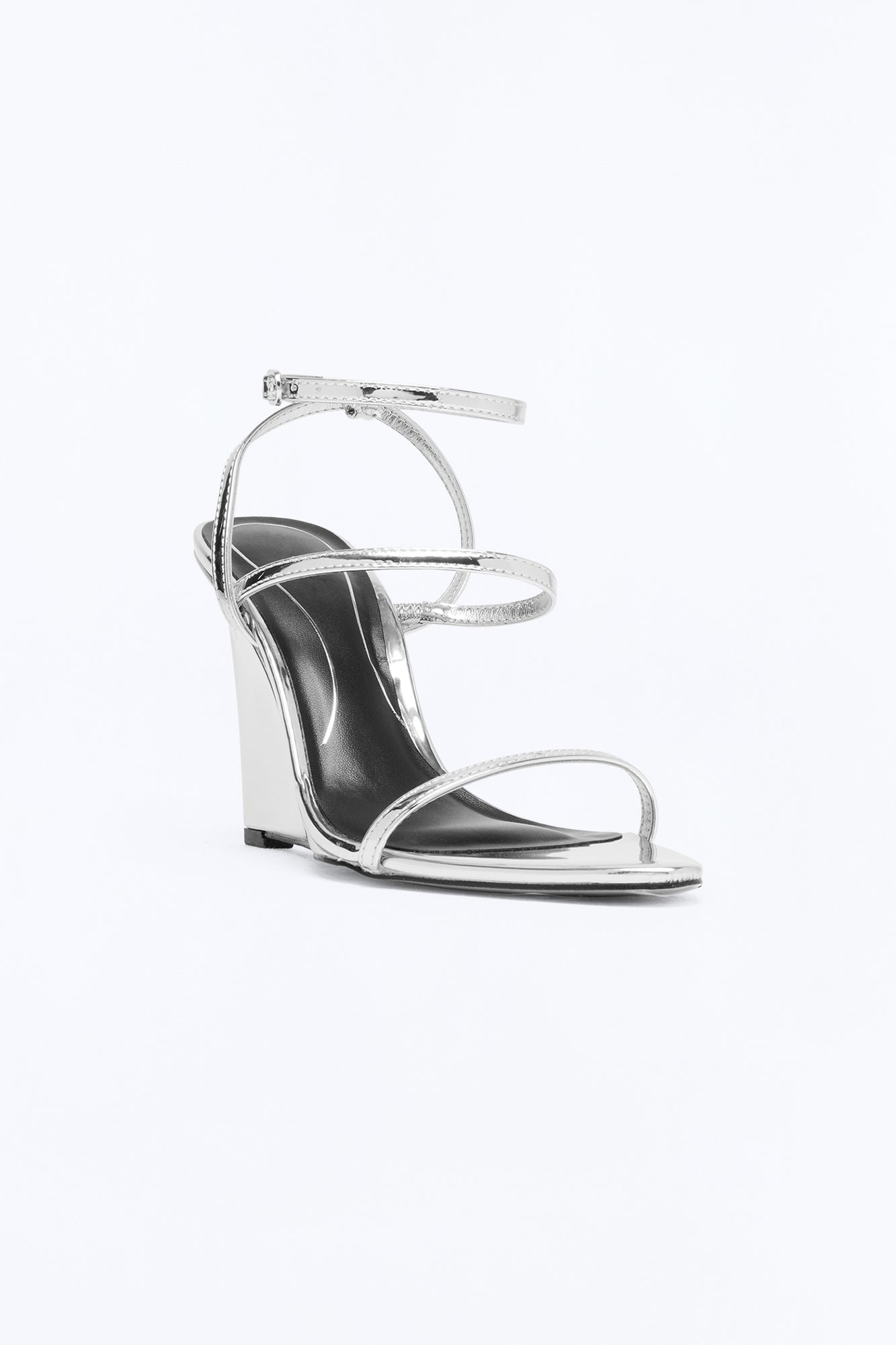 Kasaandra Pointed Wedges - Silver image 4