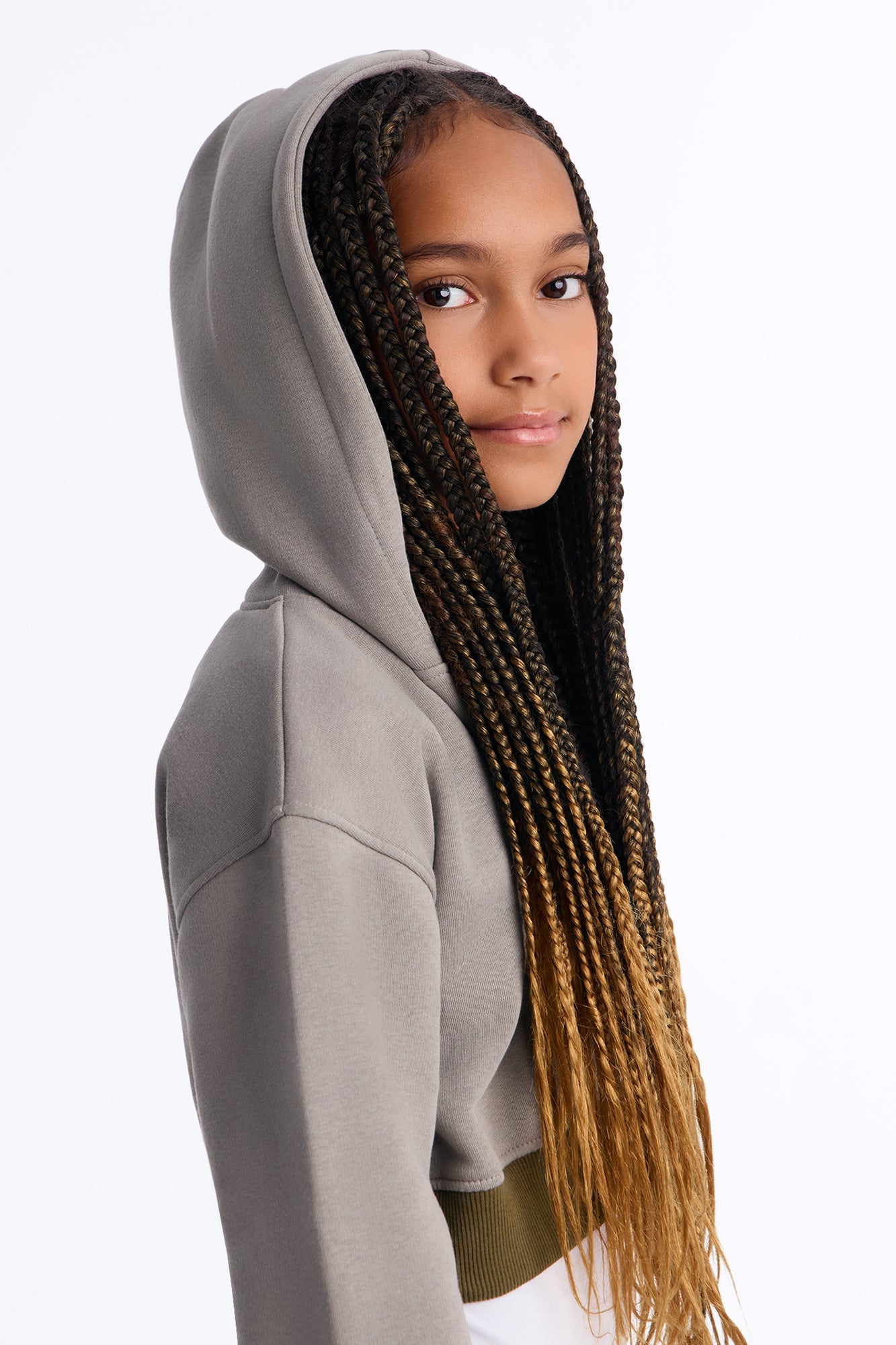 Mini Sunday Reset Fleece Pant Set - Grey image 4