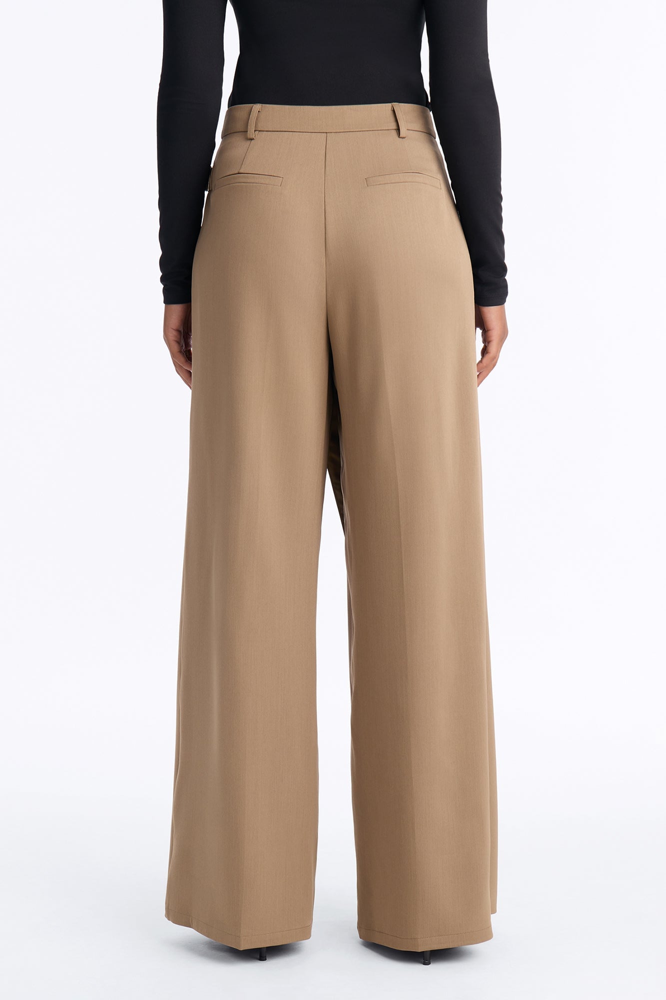Tailored Touch Wrap Front Trouser 33″ - Camel image 8