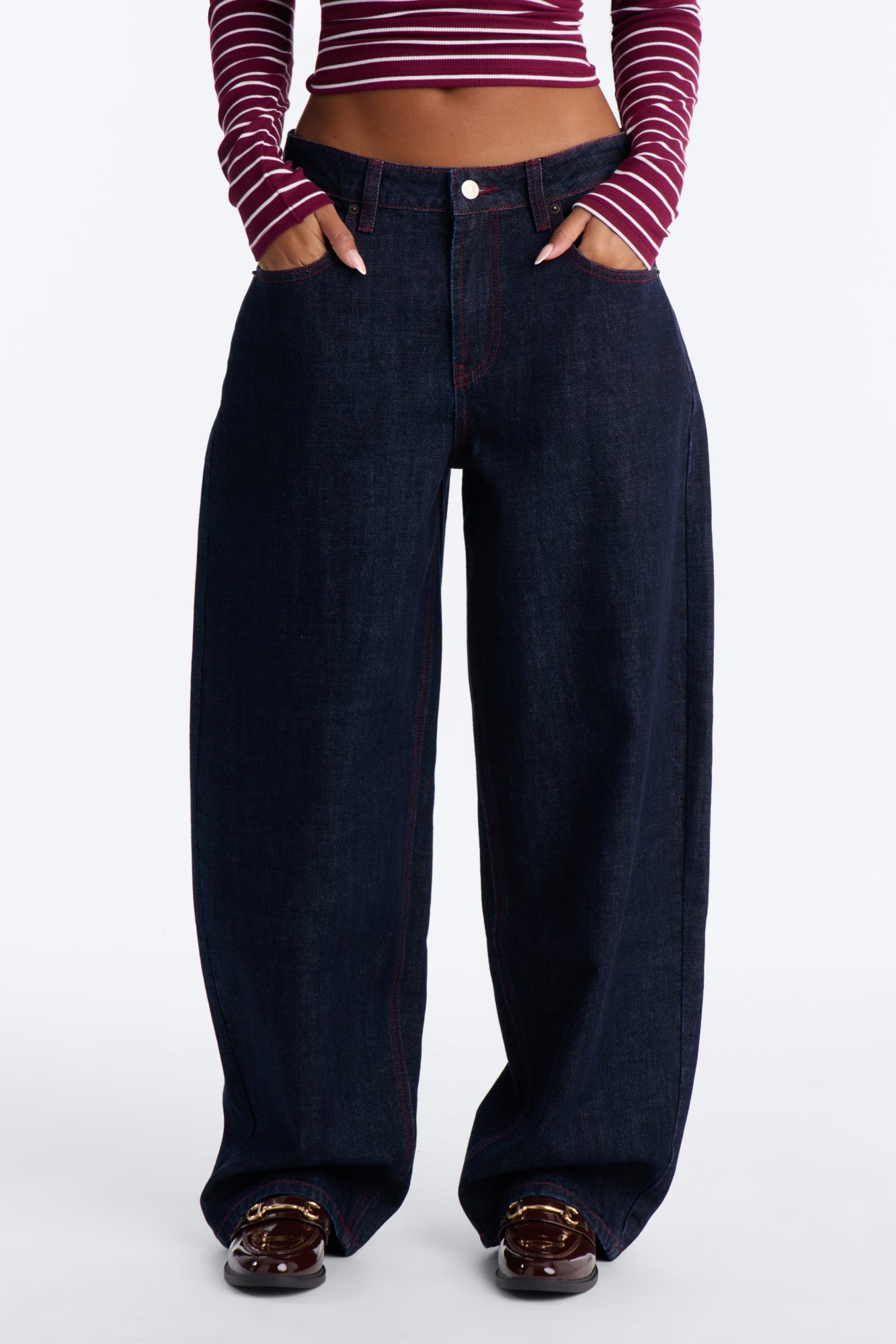 Brighton Classic Rigid Loose Fit Jeans - Dark Denim image 1