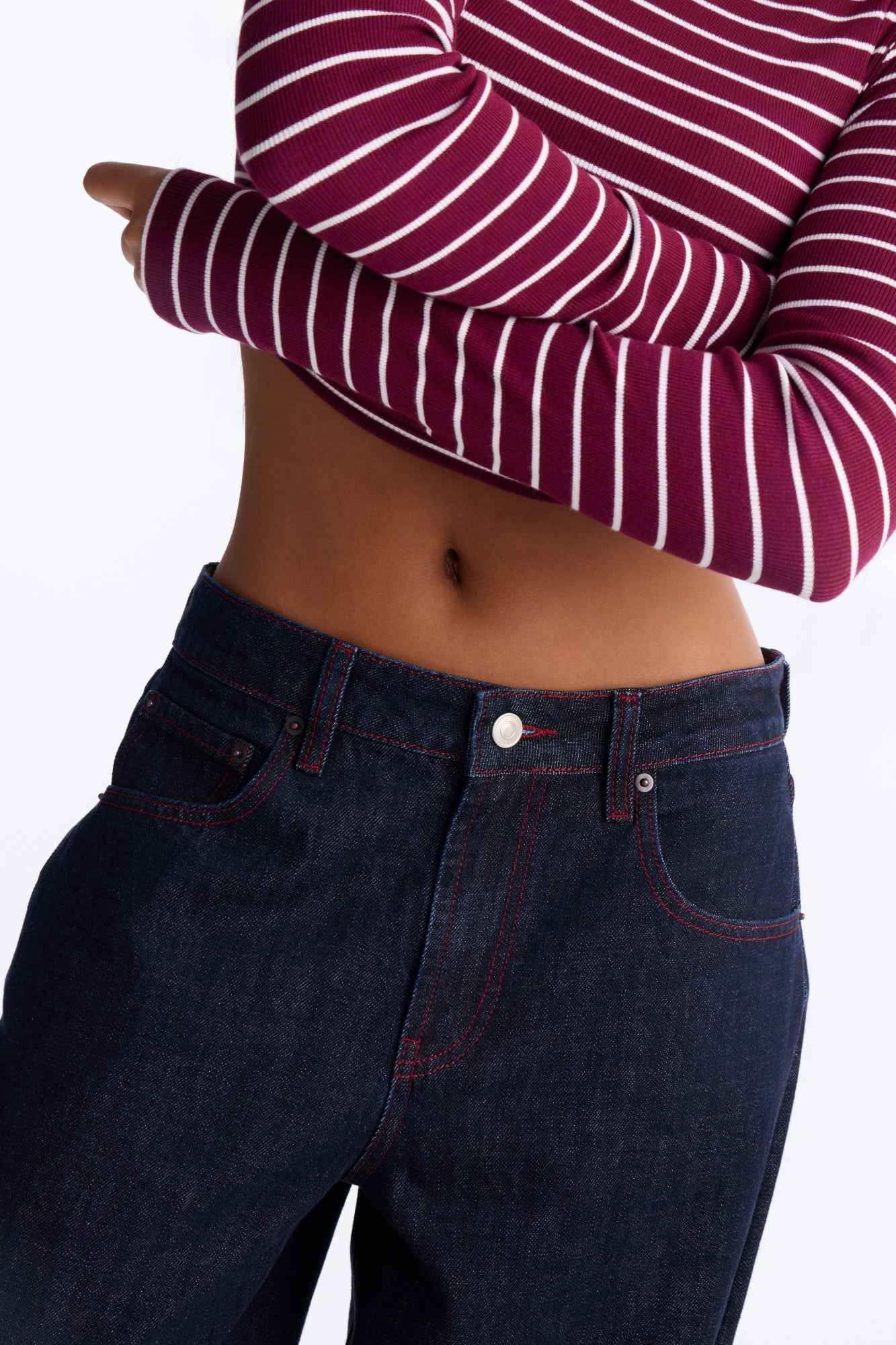 Brighton Classic Rigid Loose Fit Jeans - Dark Denim image 3