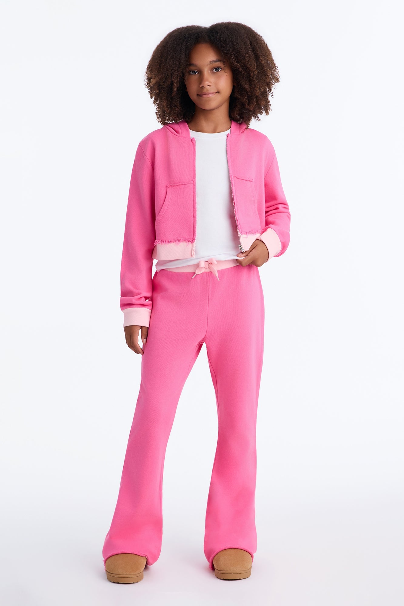 Mini Keeping Up With Me Pant Set - Pink image 1