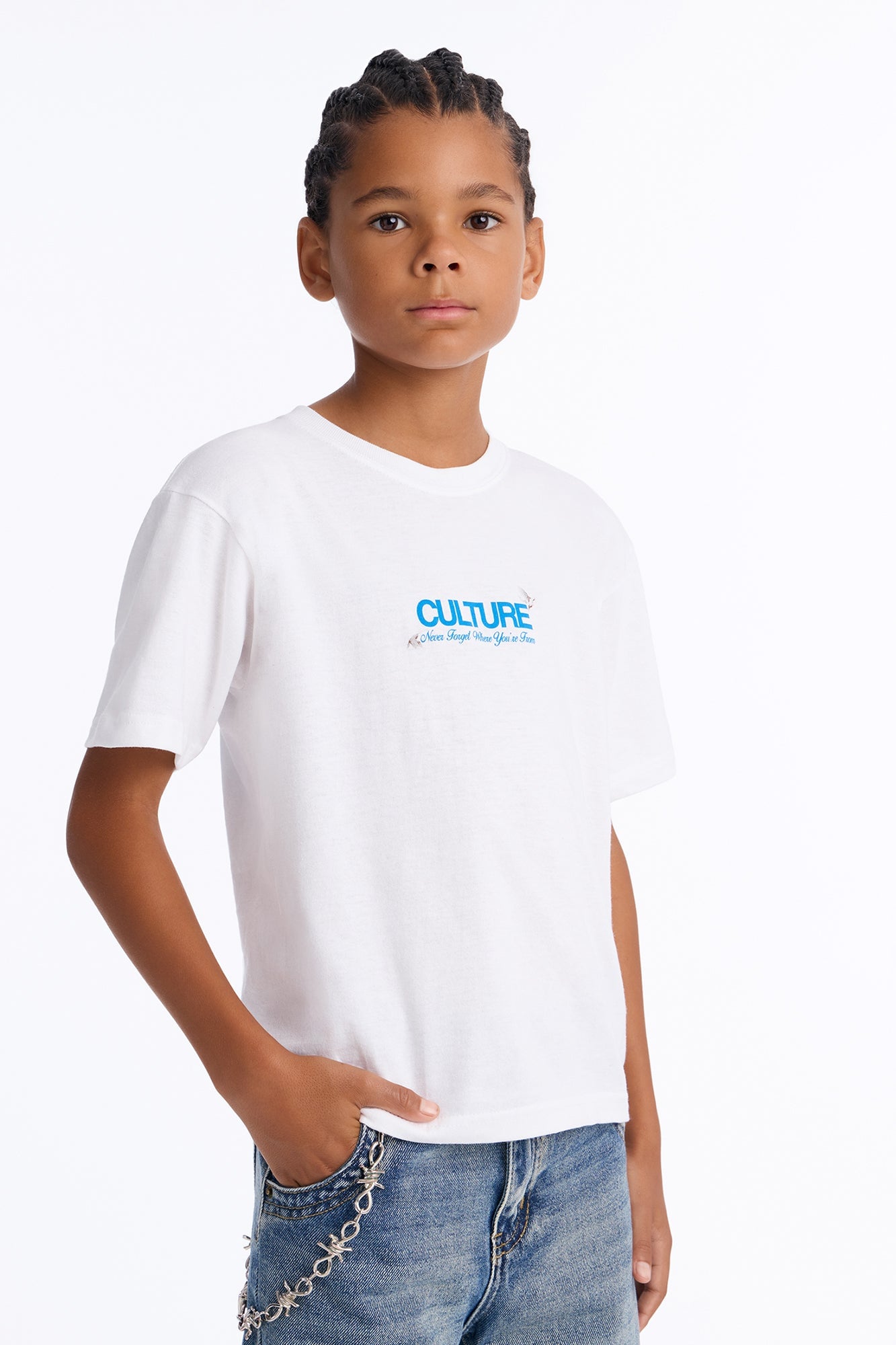 Mini Culture Above All Short Sleeve Tee - White image 1
