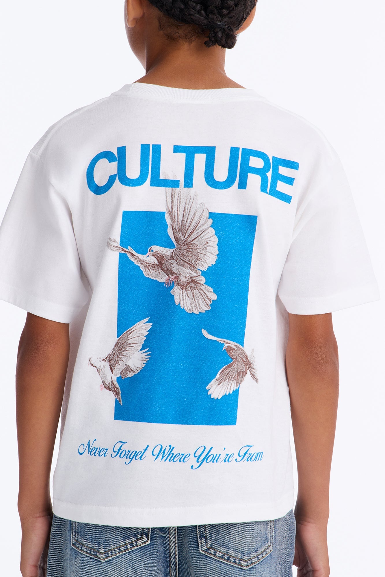 Mini Culture Above All Short Sleeve Tee - White image 3