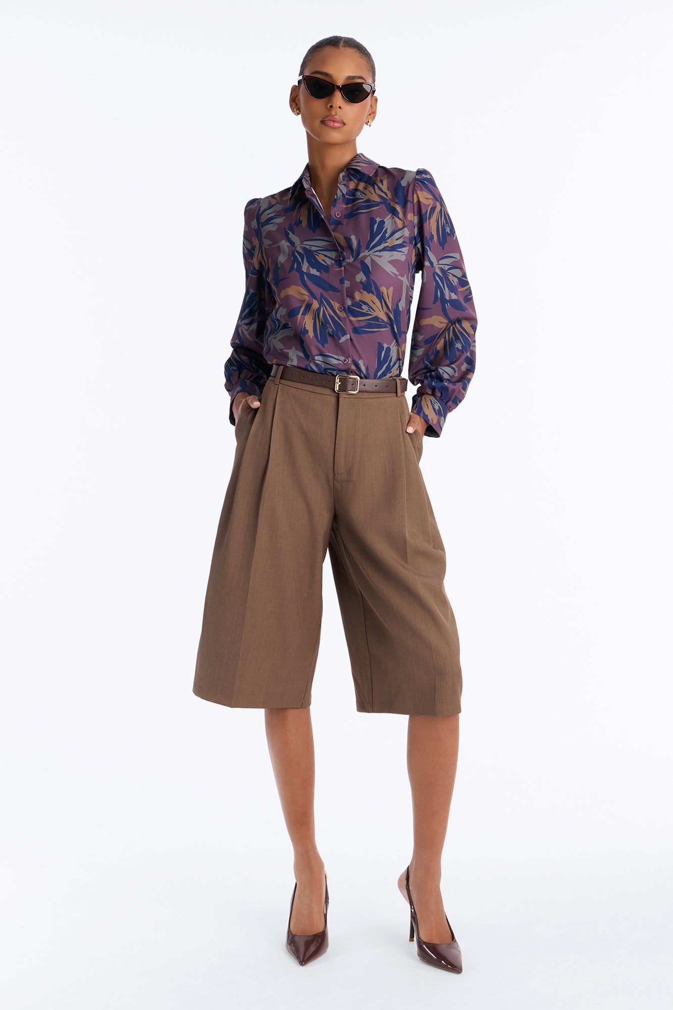Feel A Way Shirt - Plum/Multi image 6