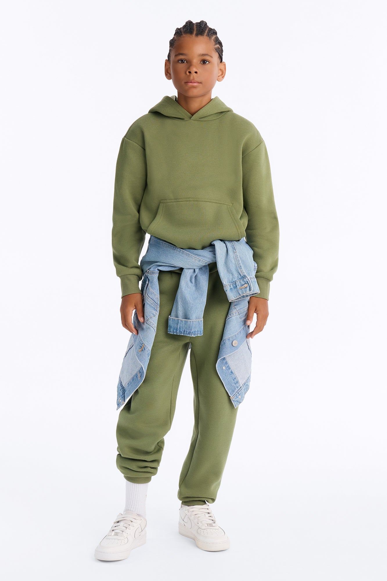 Mini Tyson Hoodie - Olive image 2