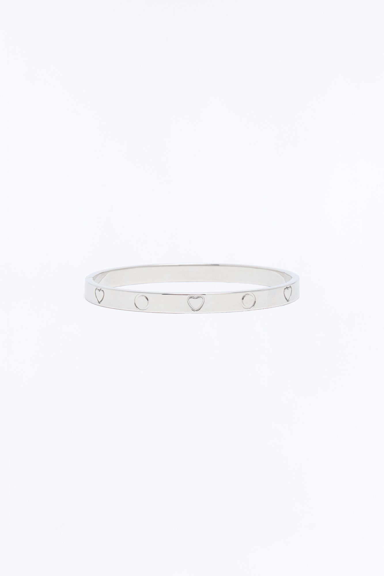 Screw You Heart Detail Bracelet - Silver image 3