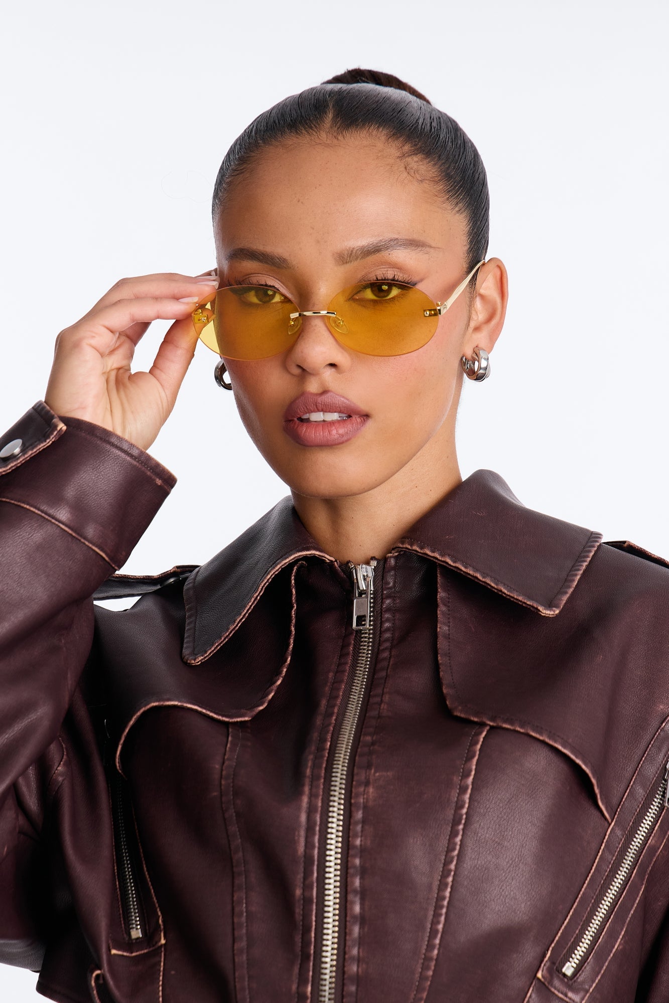 Should Have Been Us Sunglasses - Gold/Yellow image 3