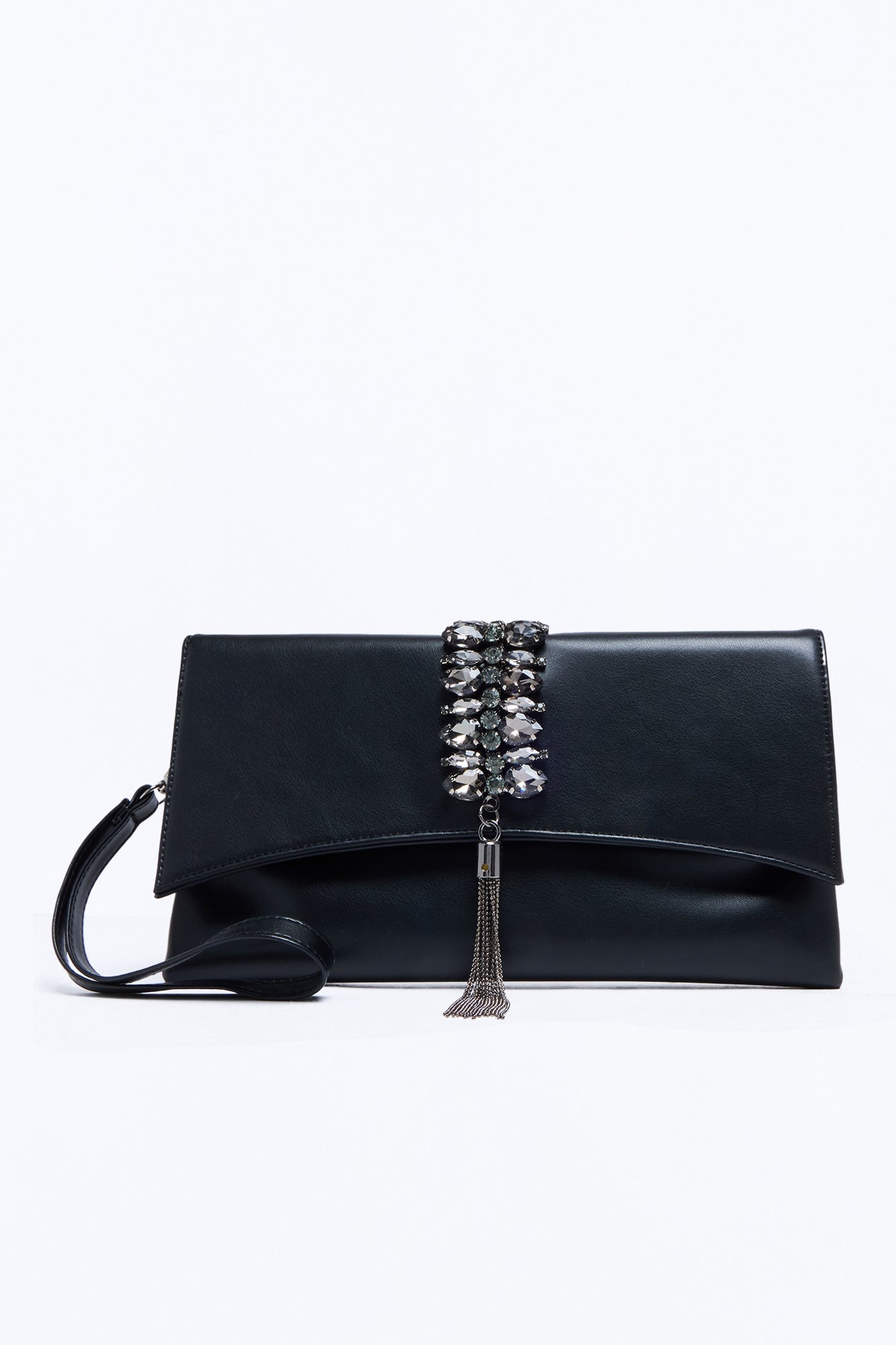 Spending All Your Money Faux Leather Crossbody Handbag - Black image 1