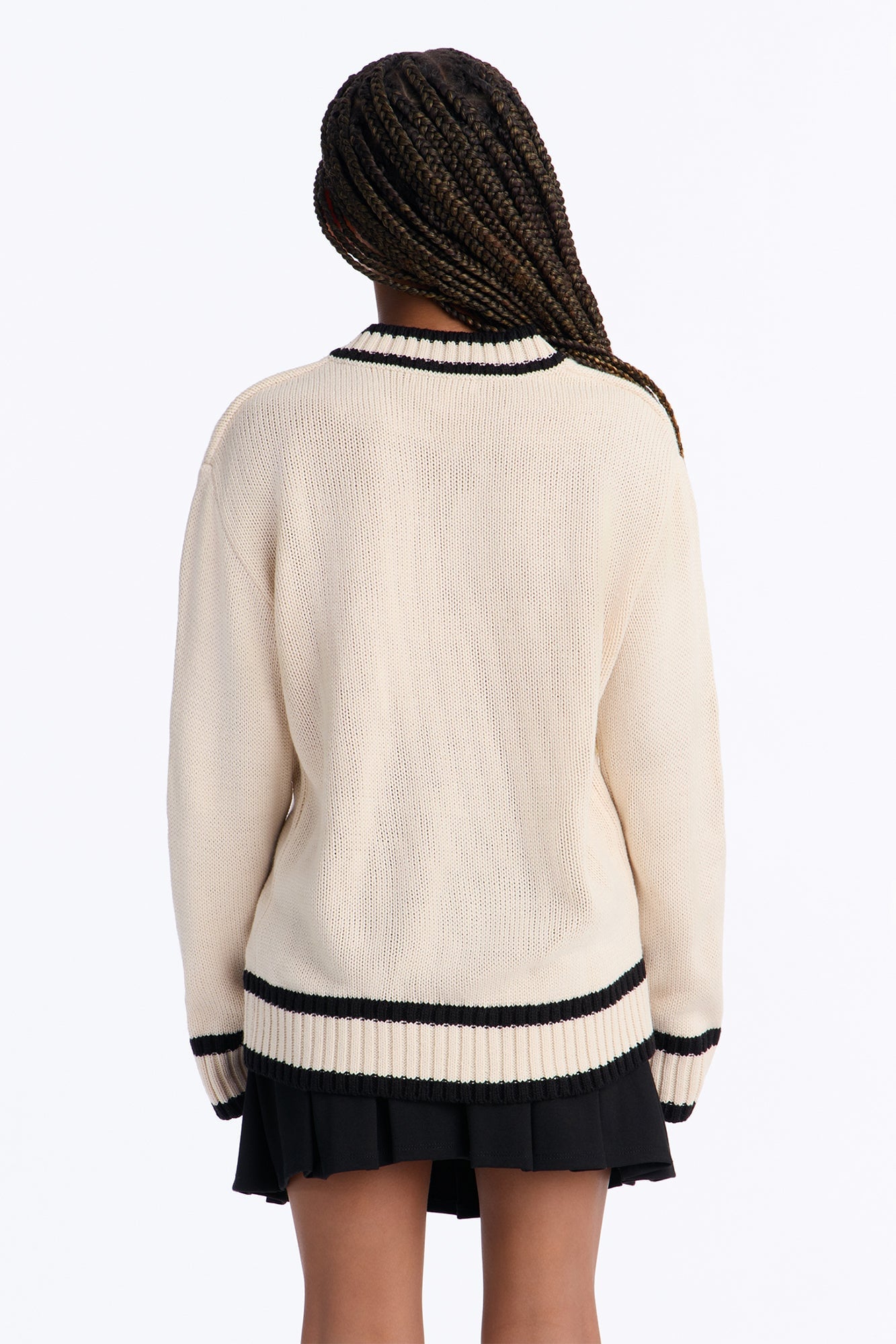 Mini Fall Semester Sweater - Ivory/combo image 4