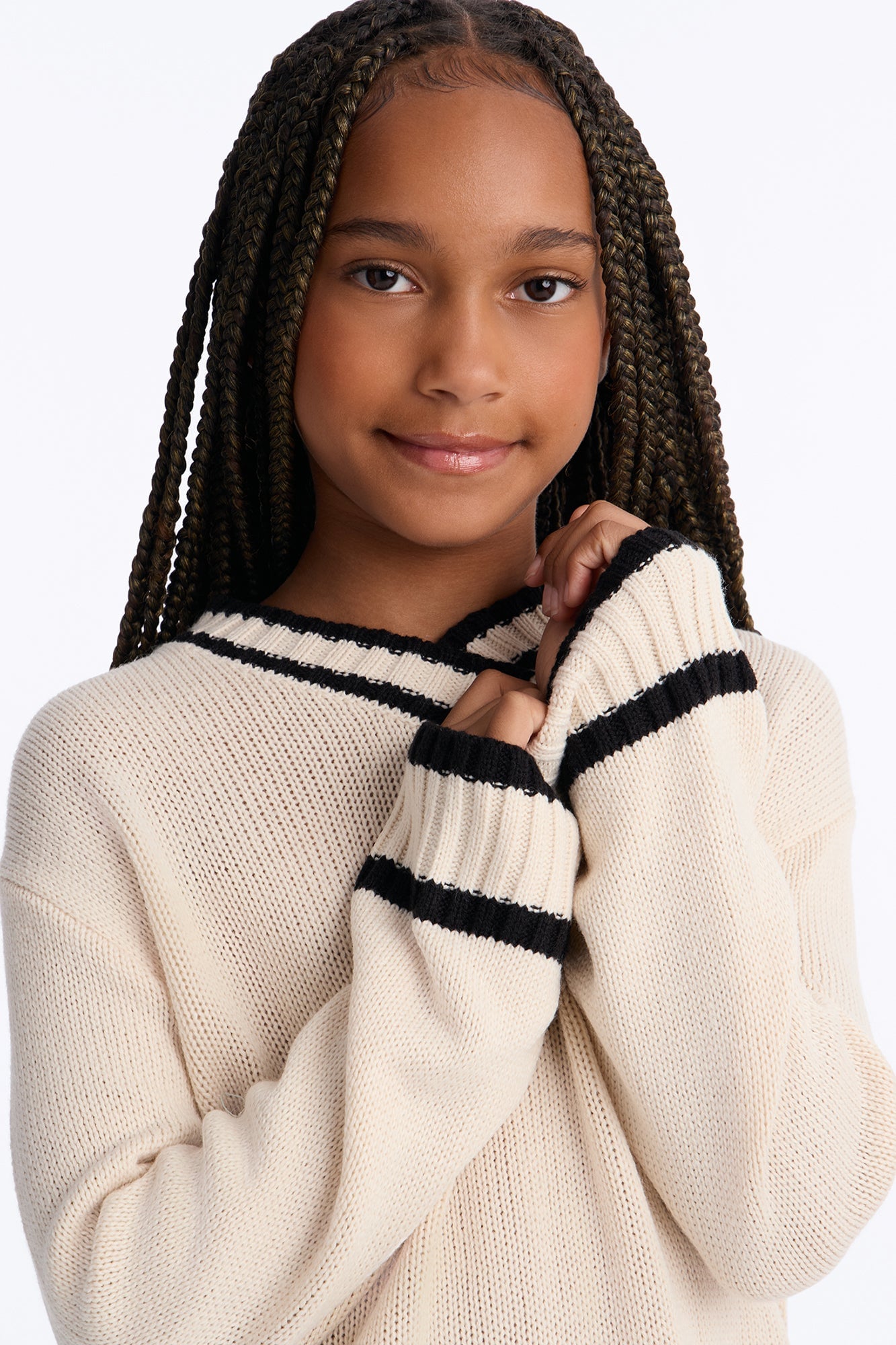 Mini Fall Semester Sweater - Ivory/combo image 3