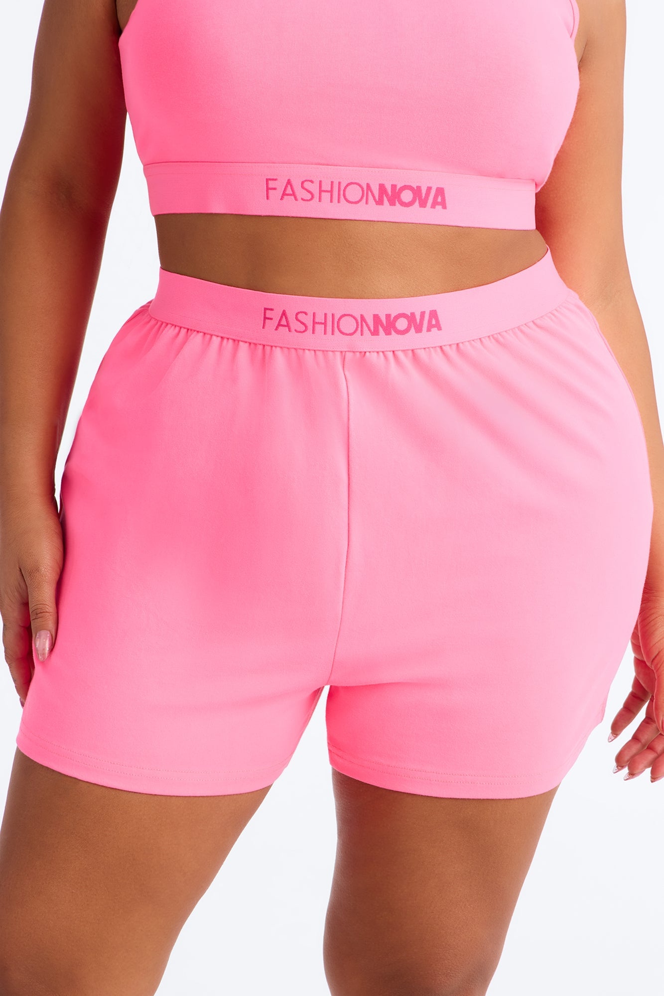 FN Mood Loose Cotton Boxer - Hot Pink image 2