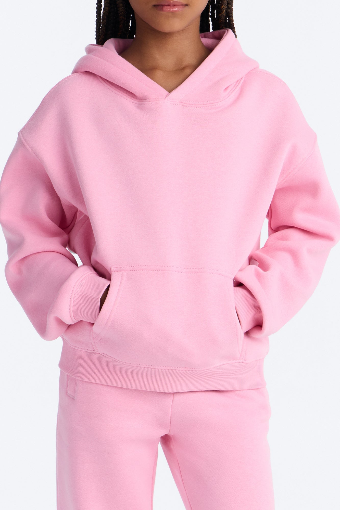 Mini Stole Your Toys Fleece Jogger Set - Pink image 3