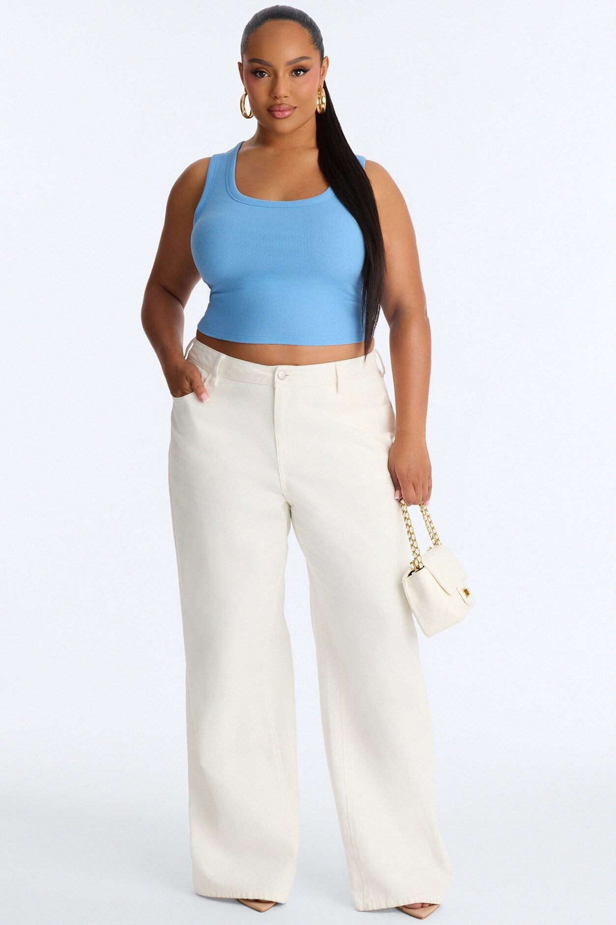 Remi Tank Top - Periwinkle image 1