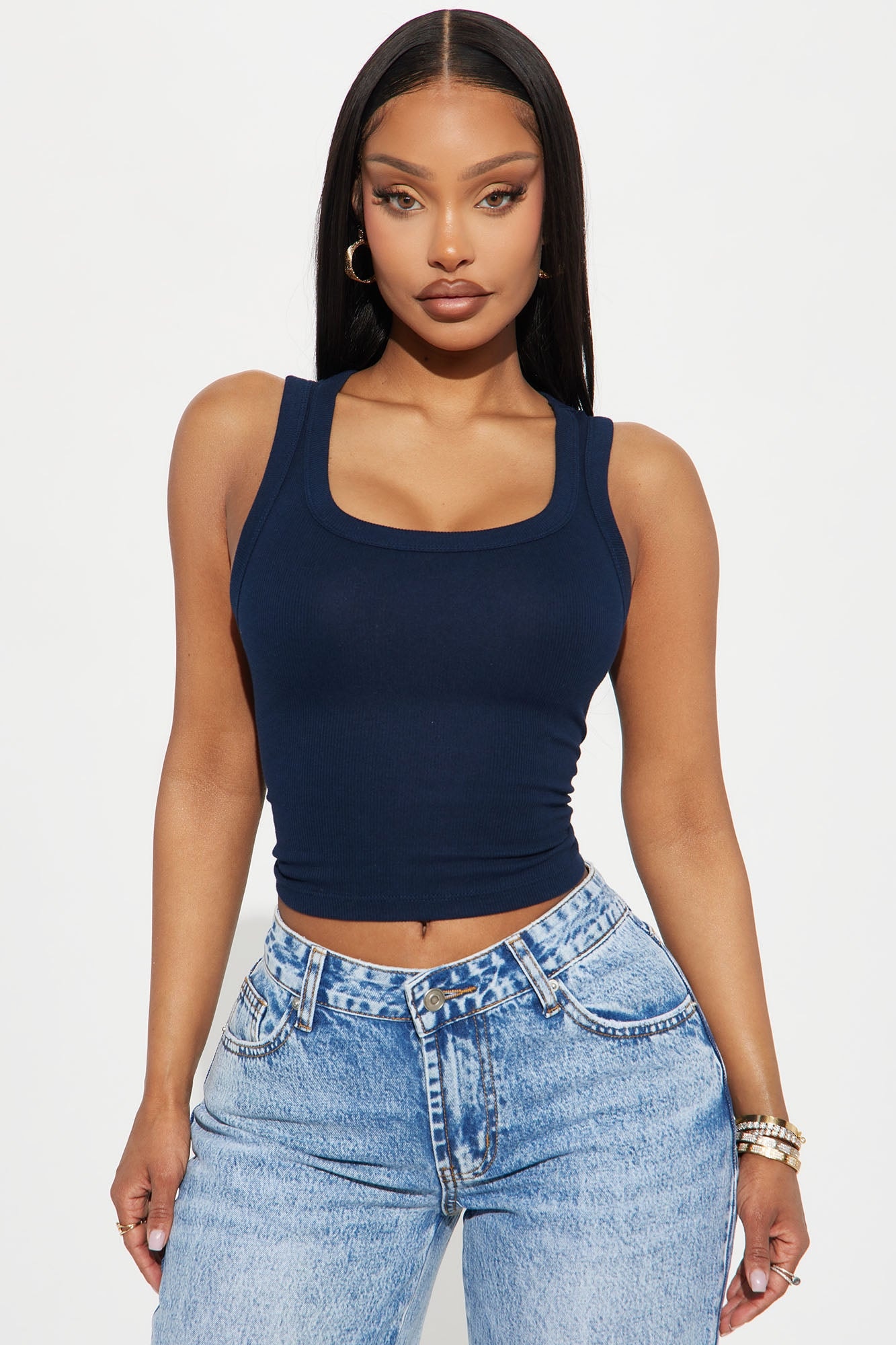 Remi Tank Top - Navy image 1