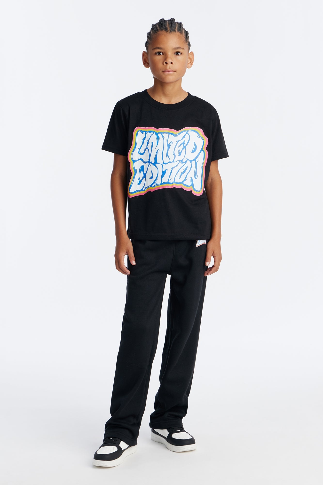 Mini Limited Edition Straight Leg Pant Set - Black image 1