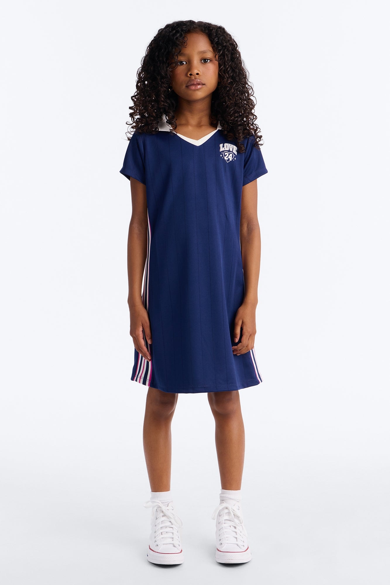 Mini Star Player Active Dress - Navy image 1