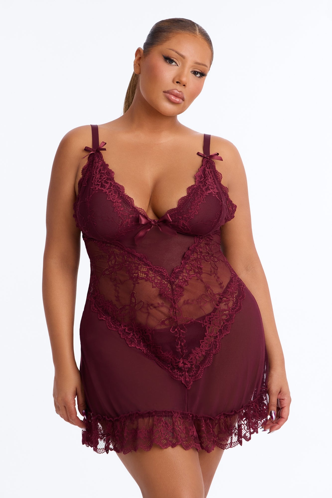 Best You Ever Had Babydoll - Sangria image 1