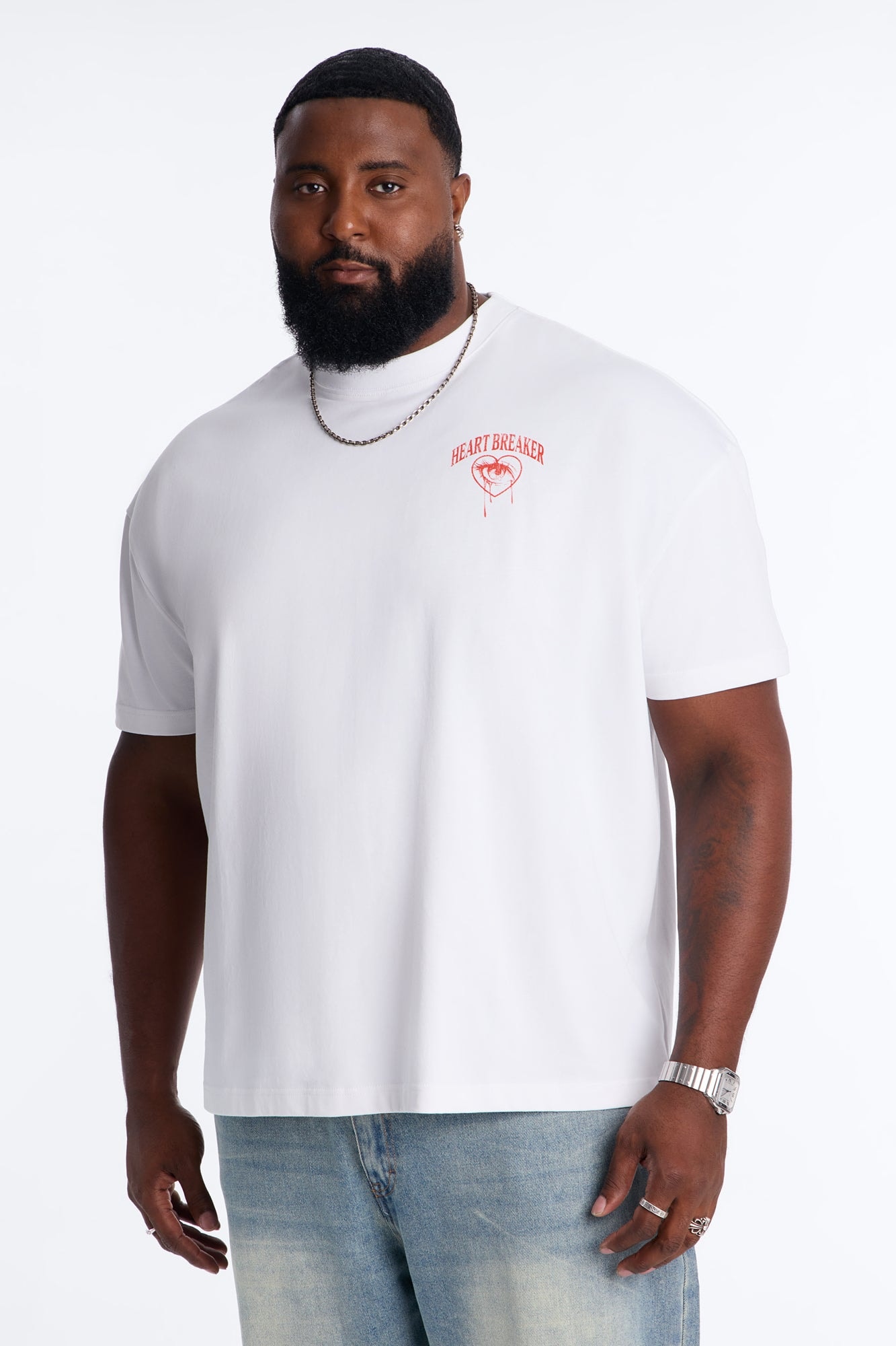 Love Now Cry Later Short Sleeve Tee - White image 1