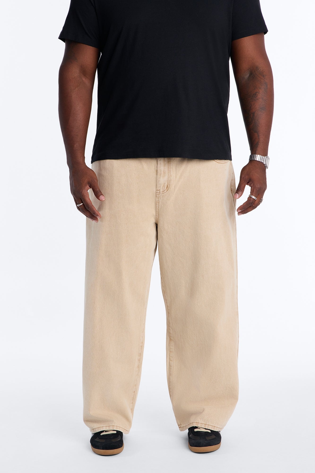 Sandstorm Baggy Jean - LightBrown image 1