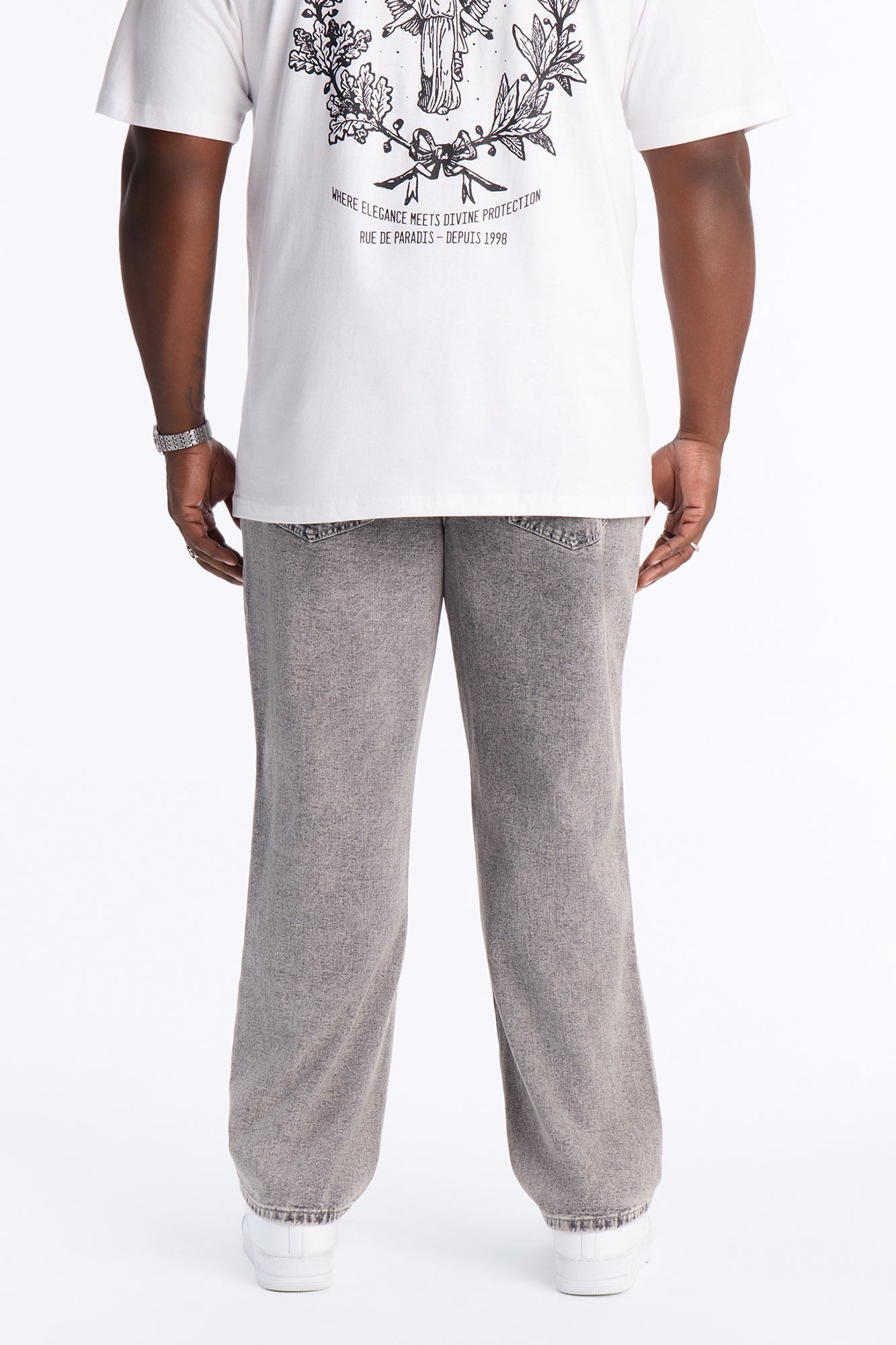 All Day Straight Leg Jean - Washed Grey image 1