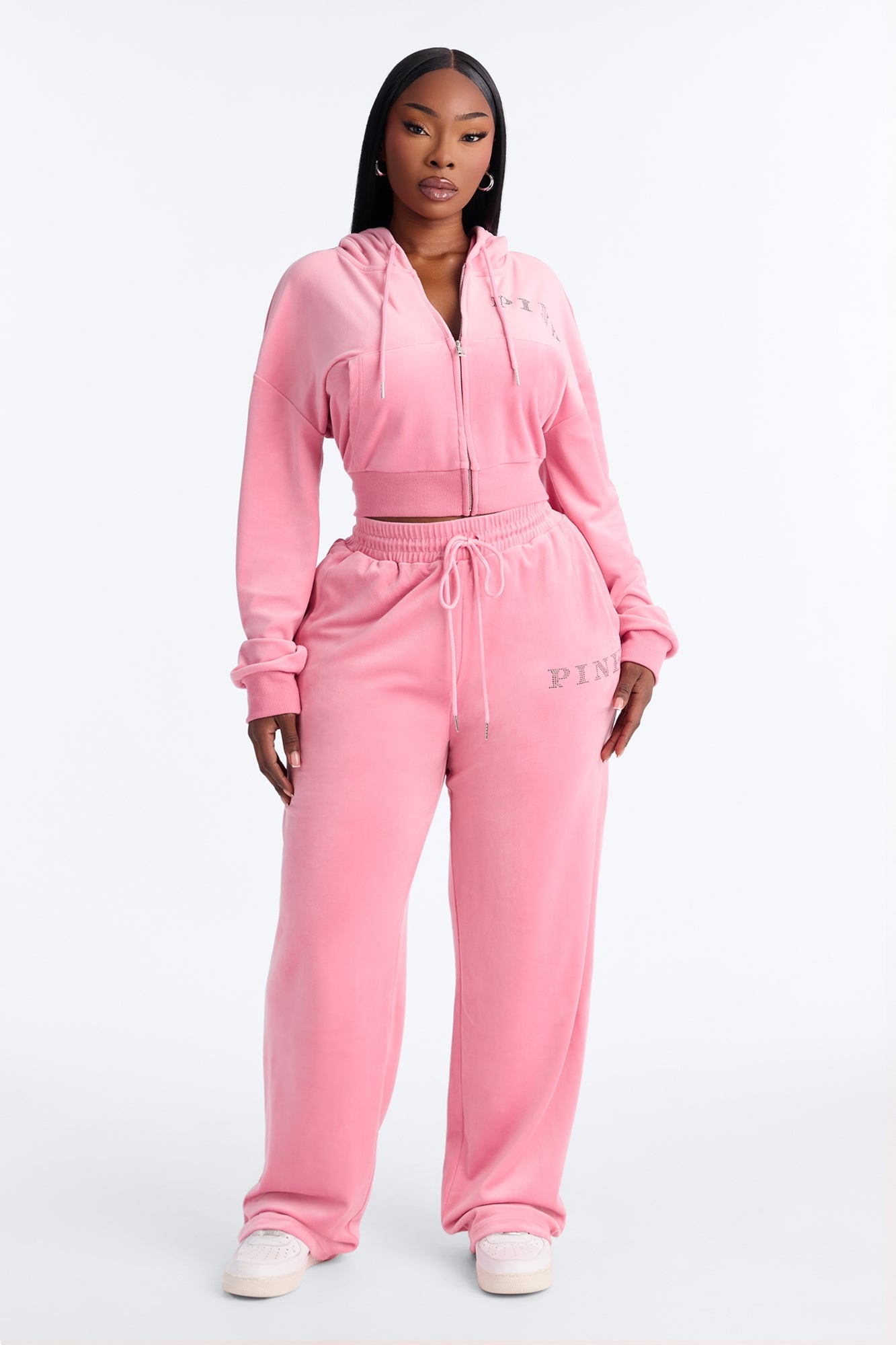 PINK London That Girl Wide Leg Sweatpant - Pink image 1