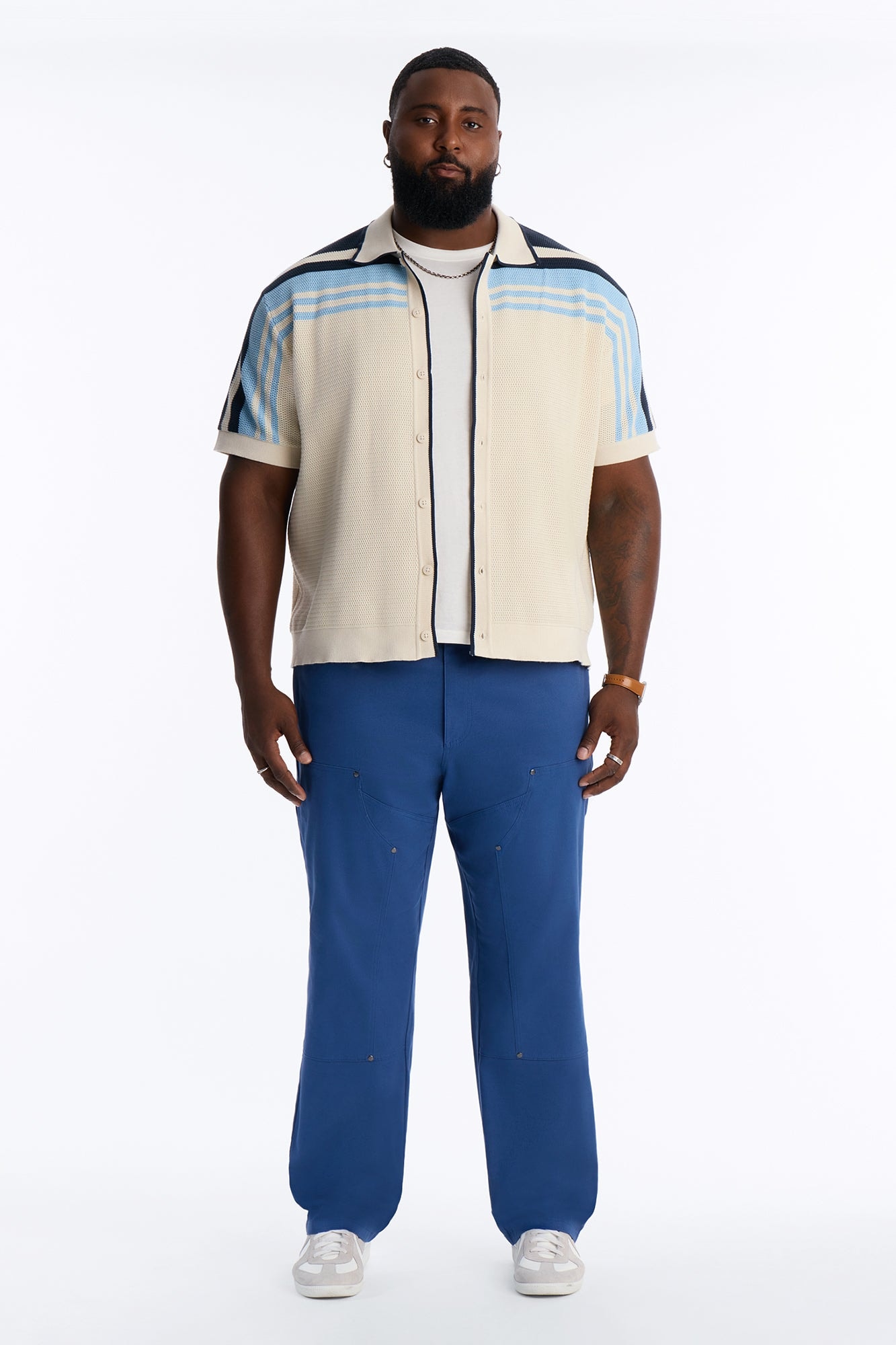 Summer League Straight Carpenter Pants - Navy image 1