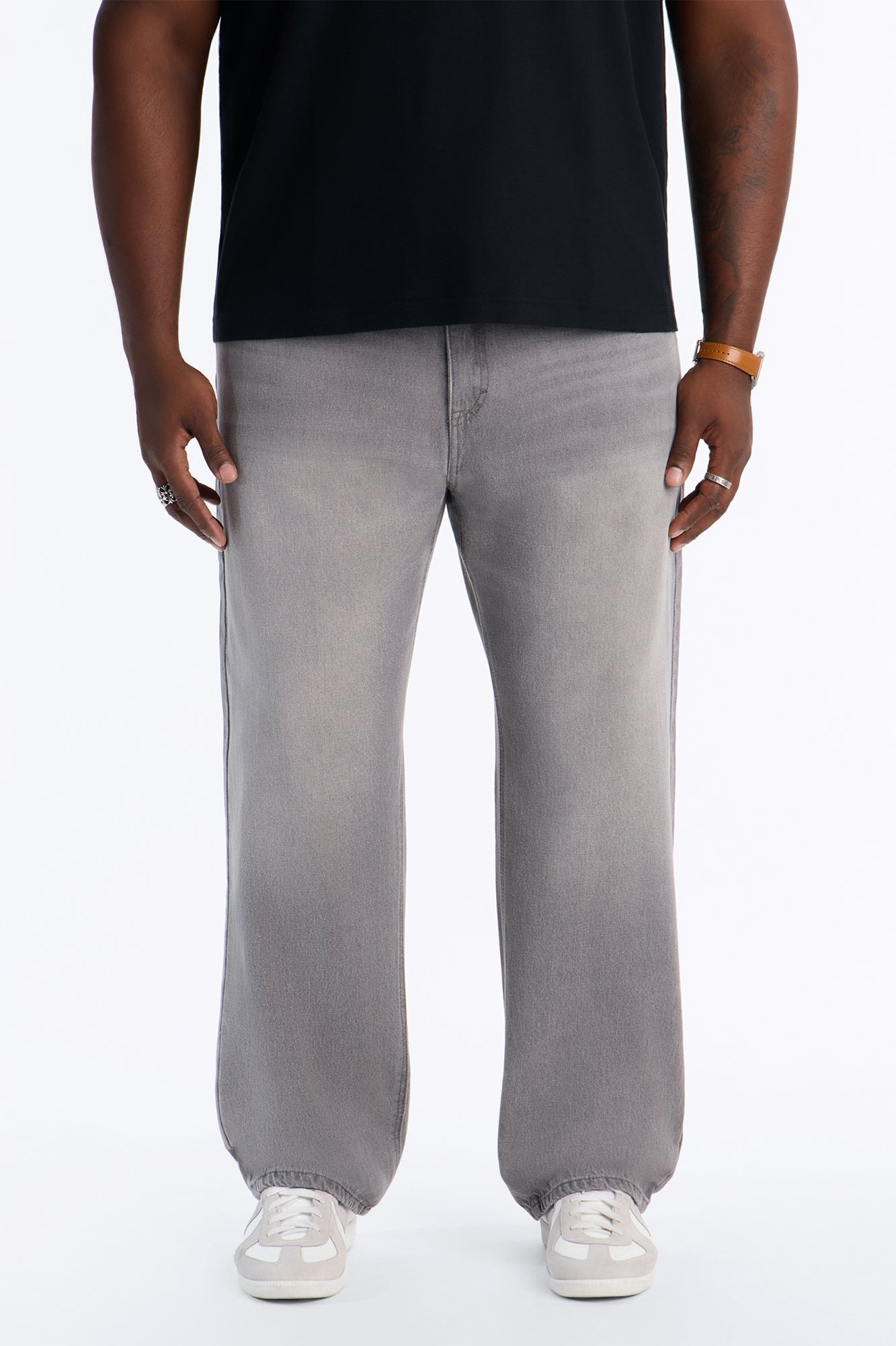 Essential Straight Rigid Jean - Dark Grey image 1