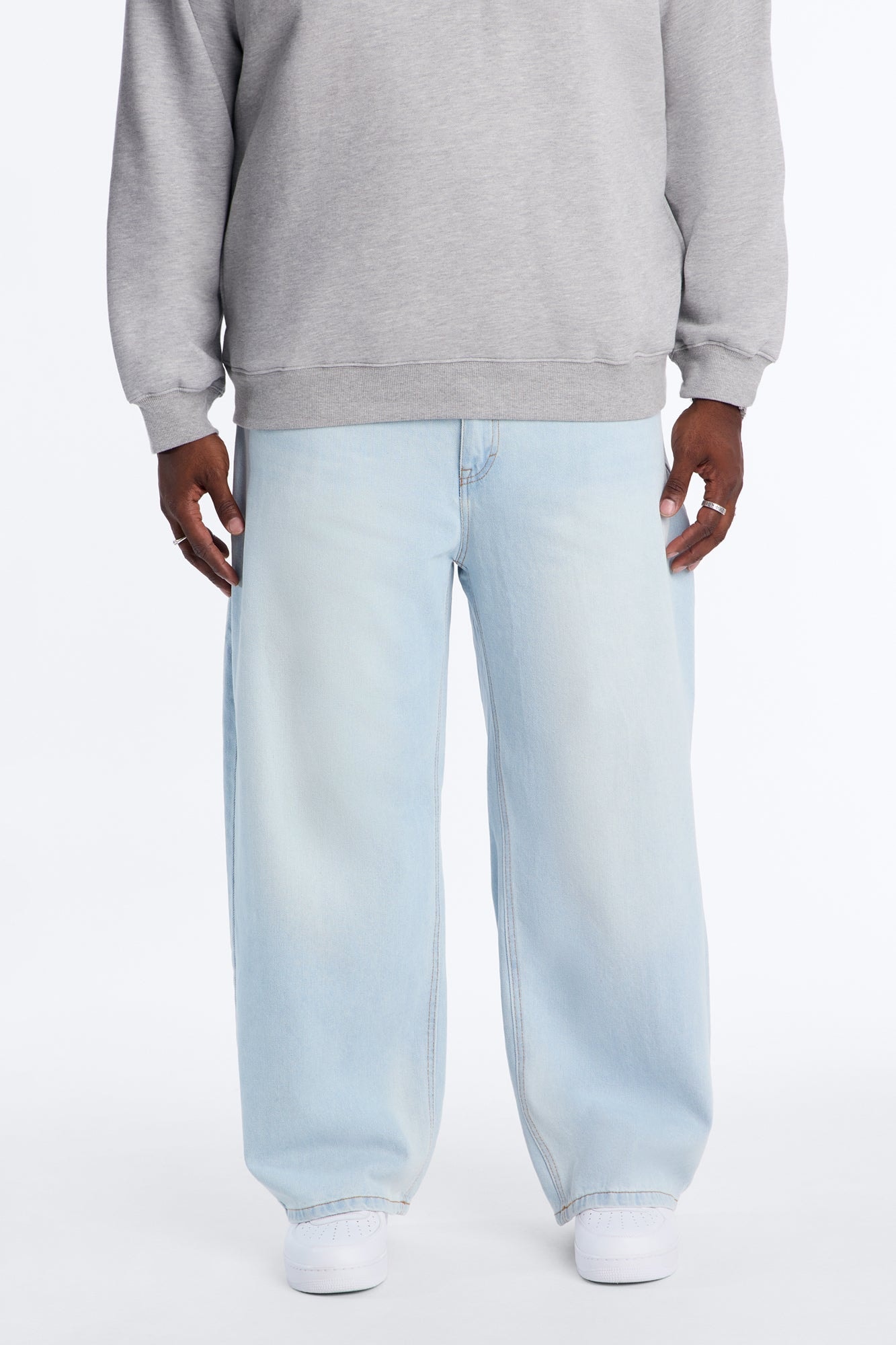 Essential Baggy Rigid Jean - Light Wash image 1