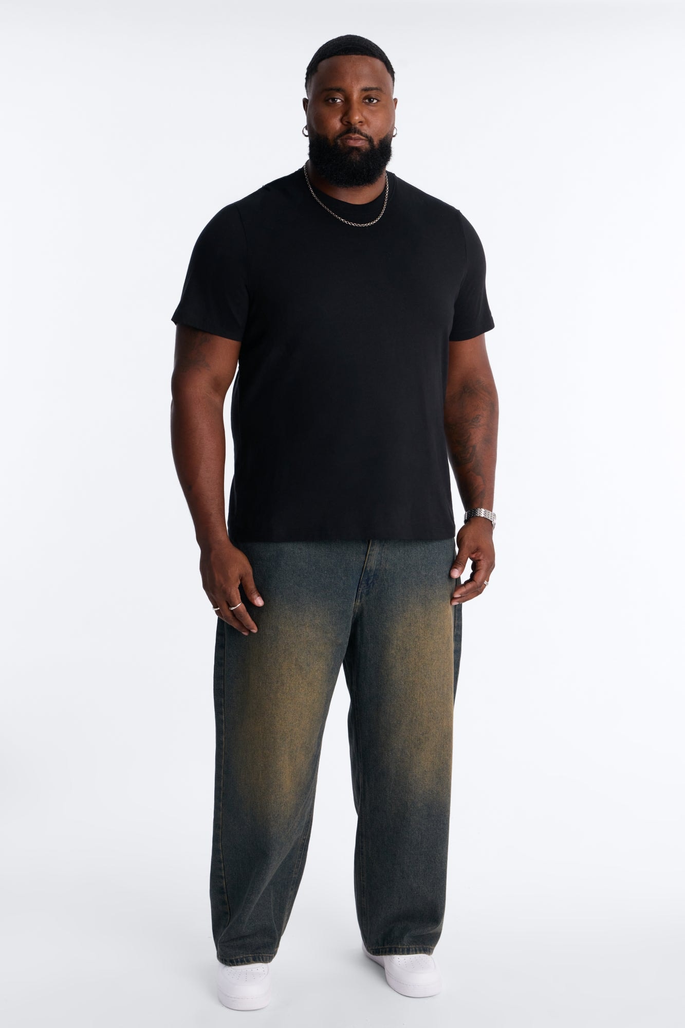 Essential Baggy Rigid Jean - Stone Blue Wash image 1