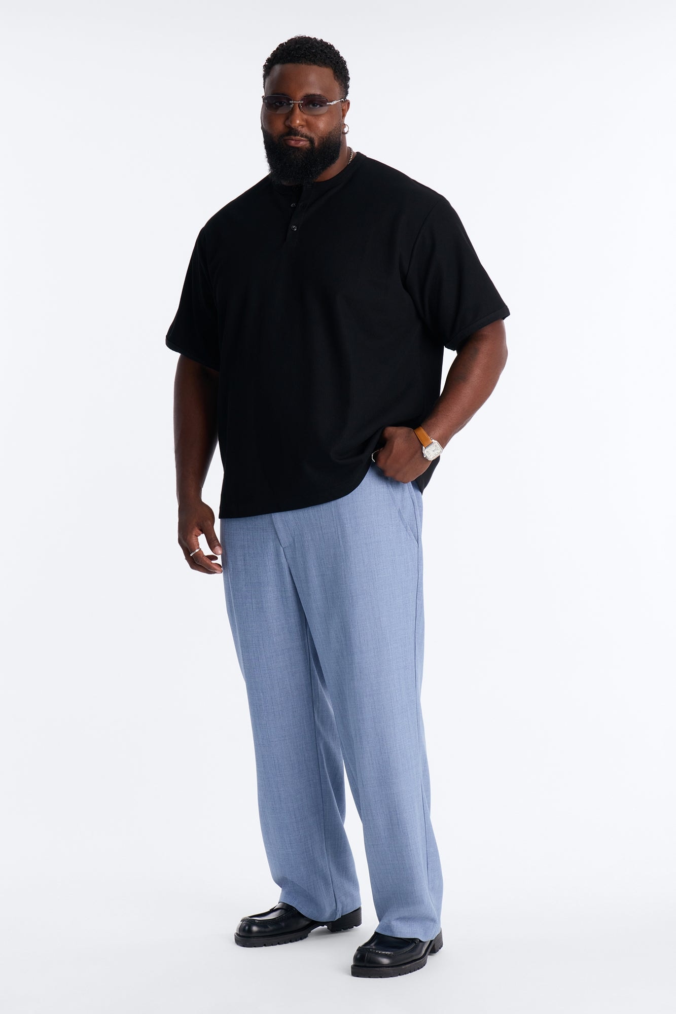 Country Club Relaxed Trouser - Blue image 1