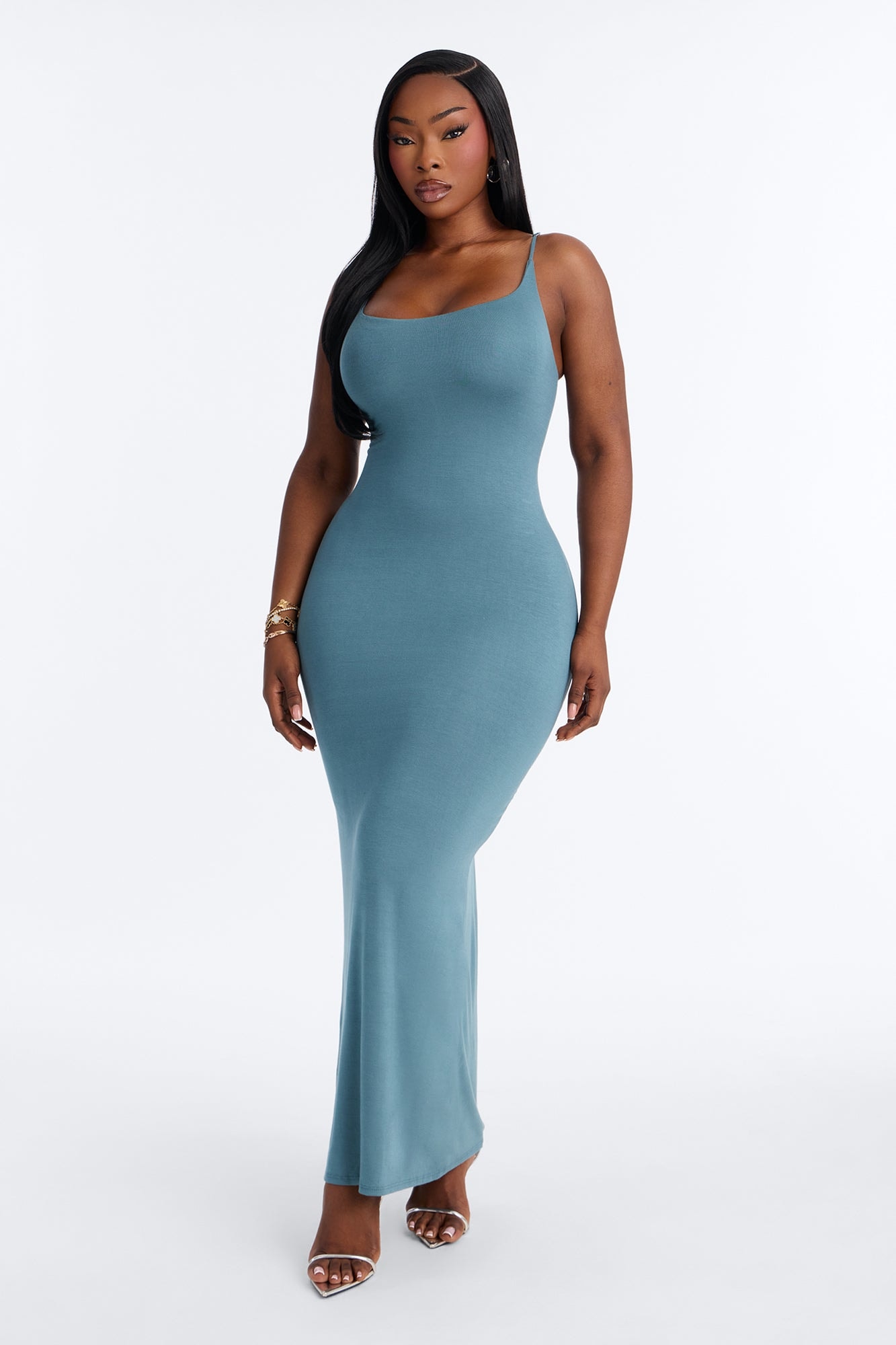 Ajay Maxi Dress - Steel image 1