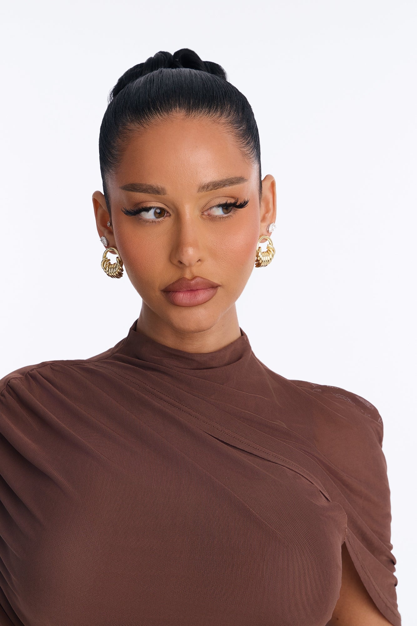 Stop Calling Drop Earrings - Gold image 1
