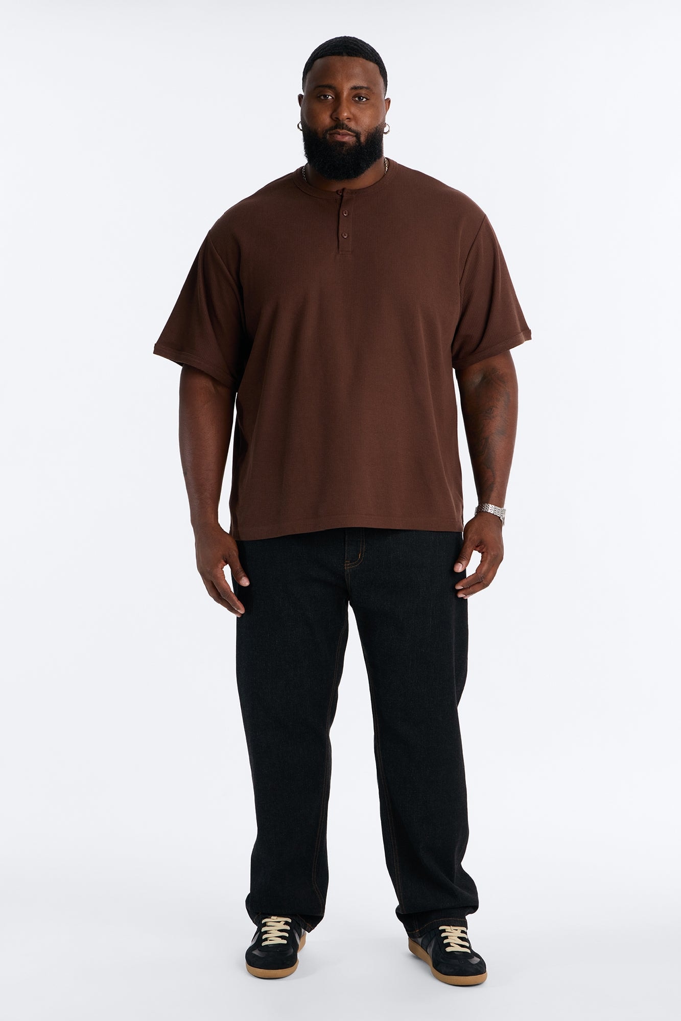 Raw Selvedge Straight Be Clean Jean - Black image 1