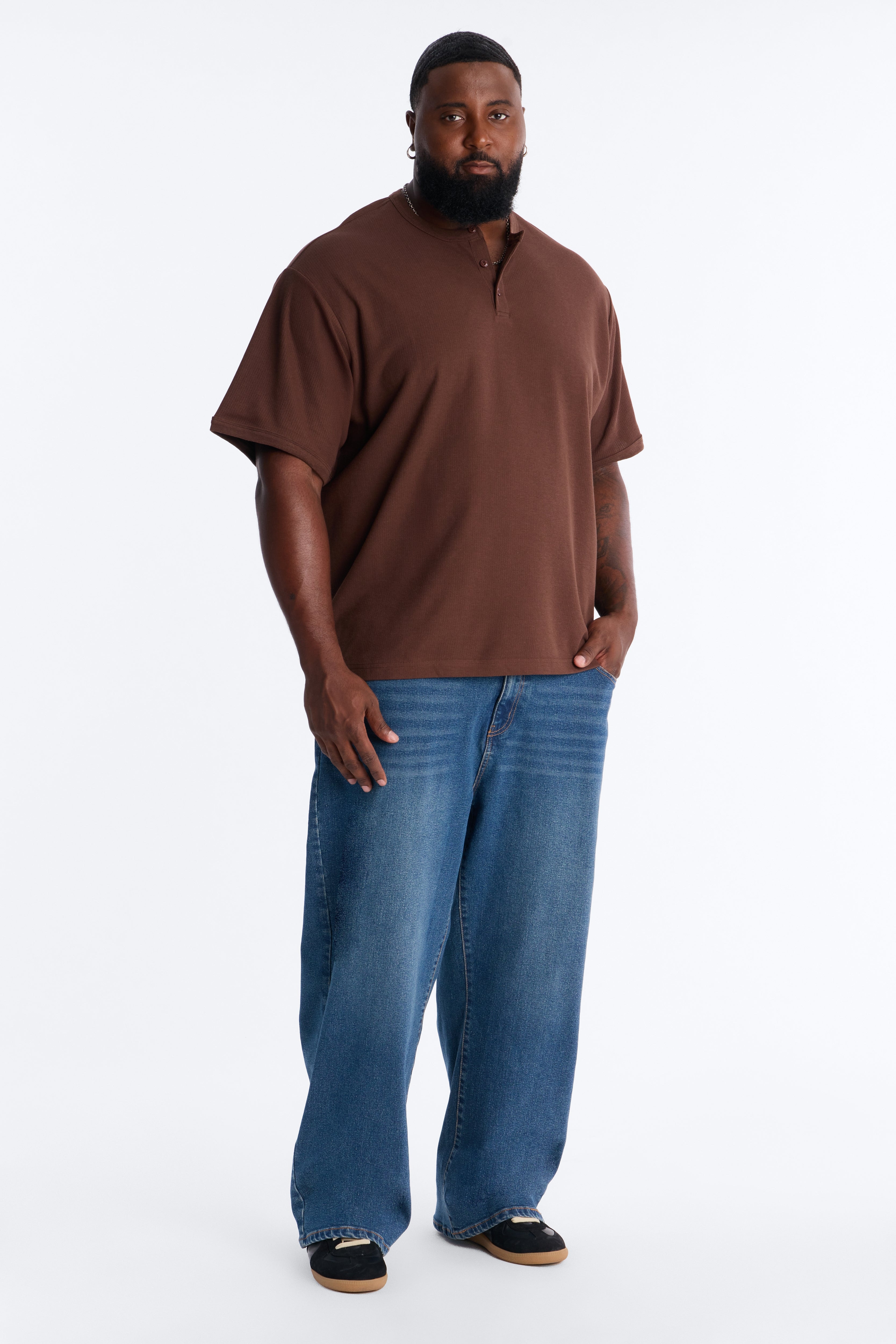 Baggy Cornell Jean - Dark Wash image 1