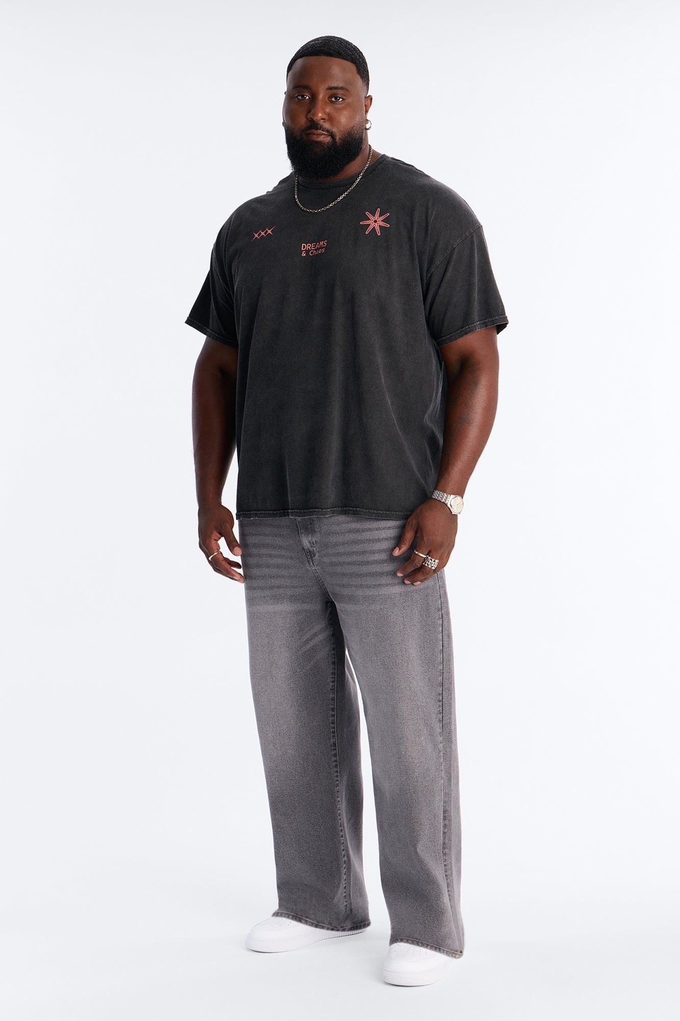Baggy Cornell Jean - Grey image 1