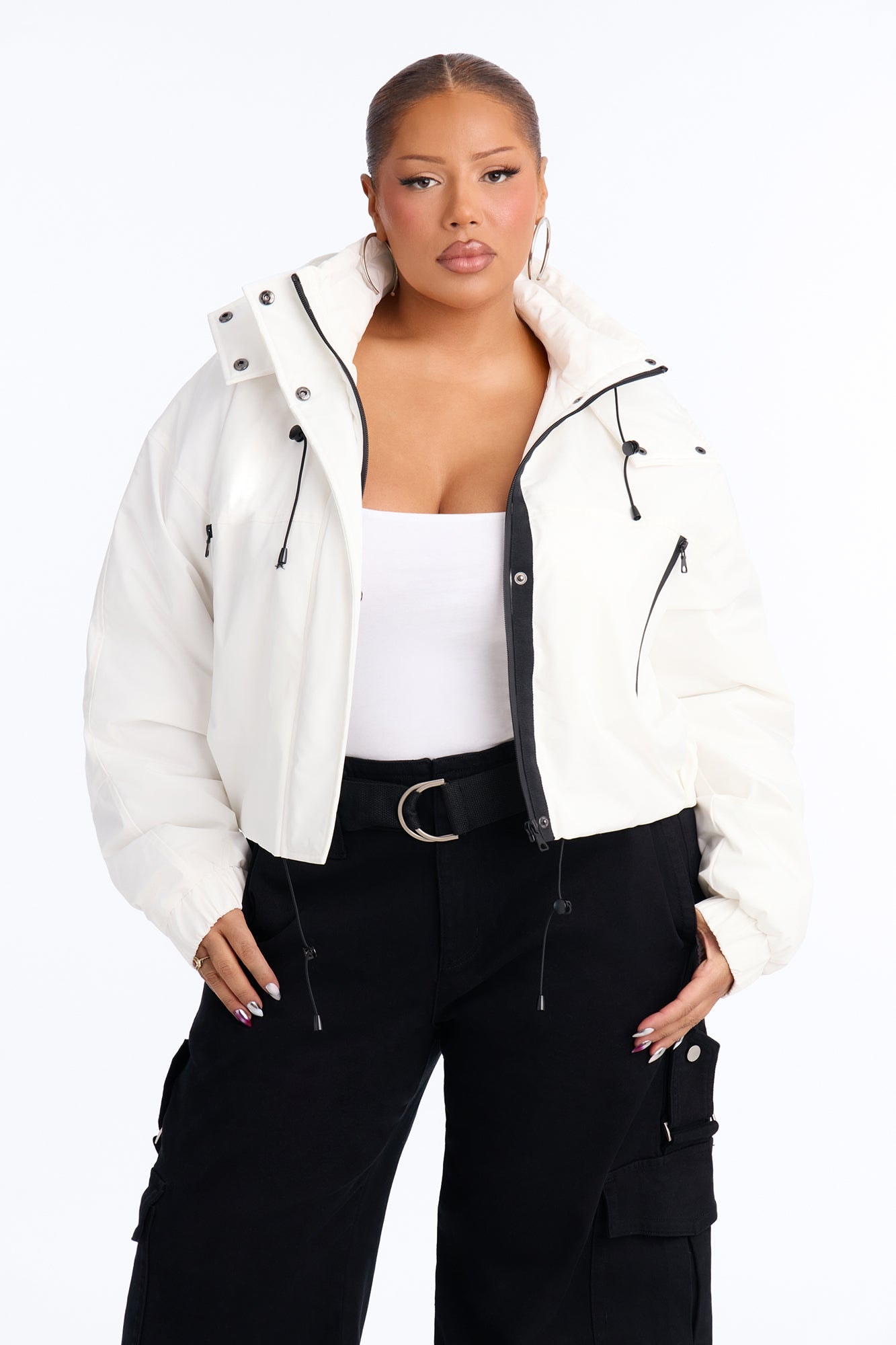Kita Windbreaker Jacket - White image 1