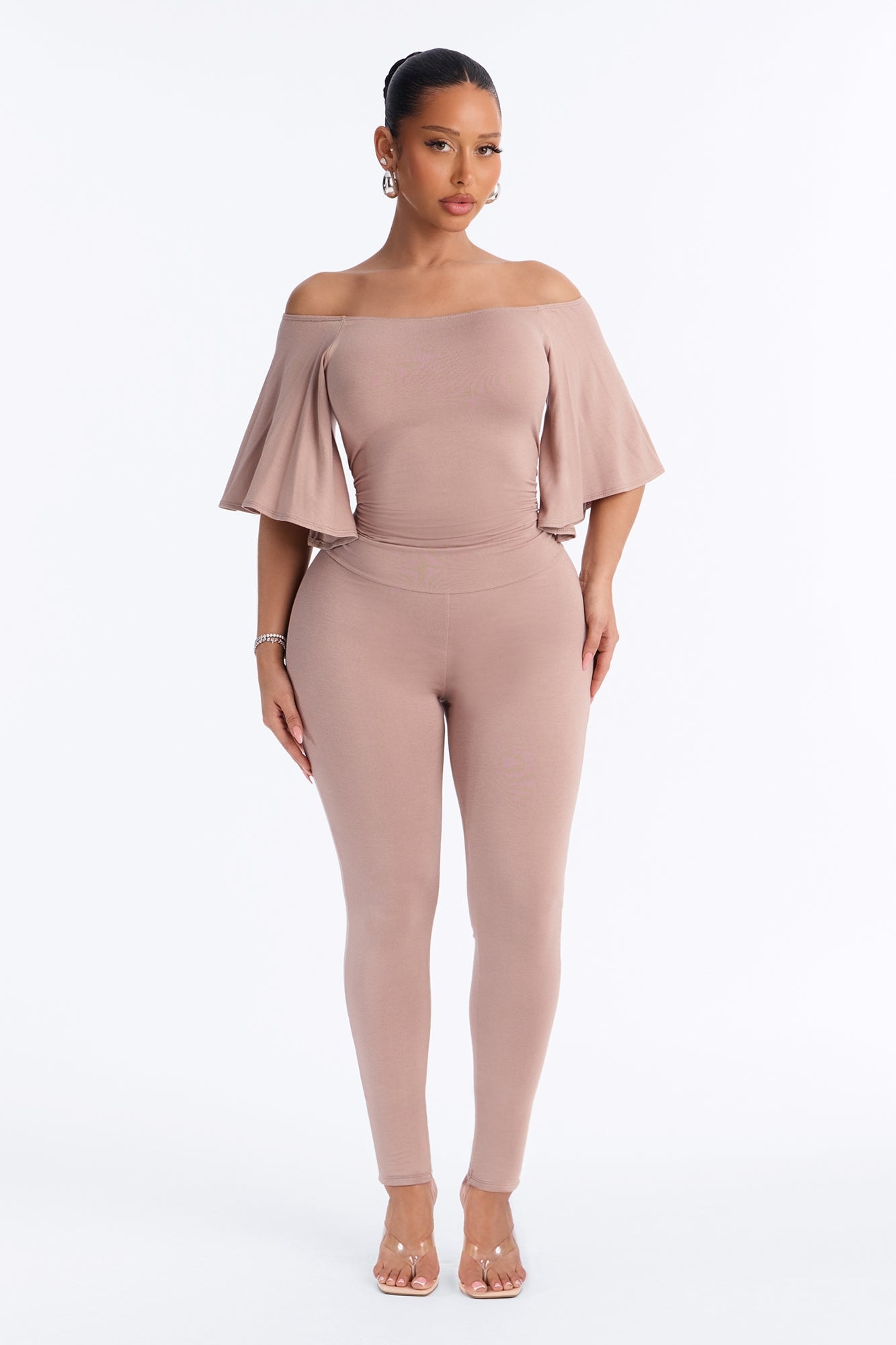 Effortless By Definition Jumpsuit - Mocha image 1