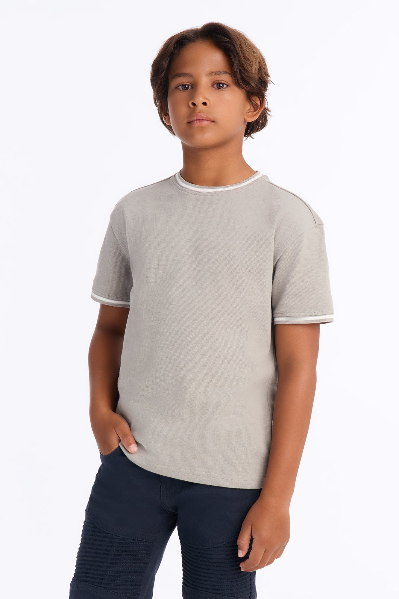Mini Jaxon Short Sleeve Tee - Grey image 1