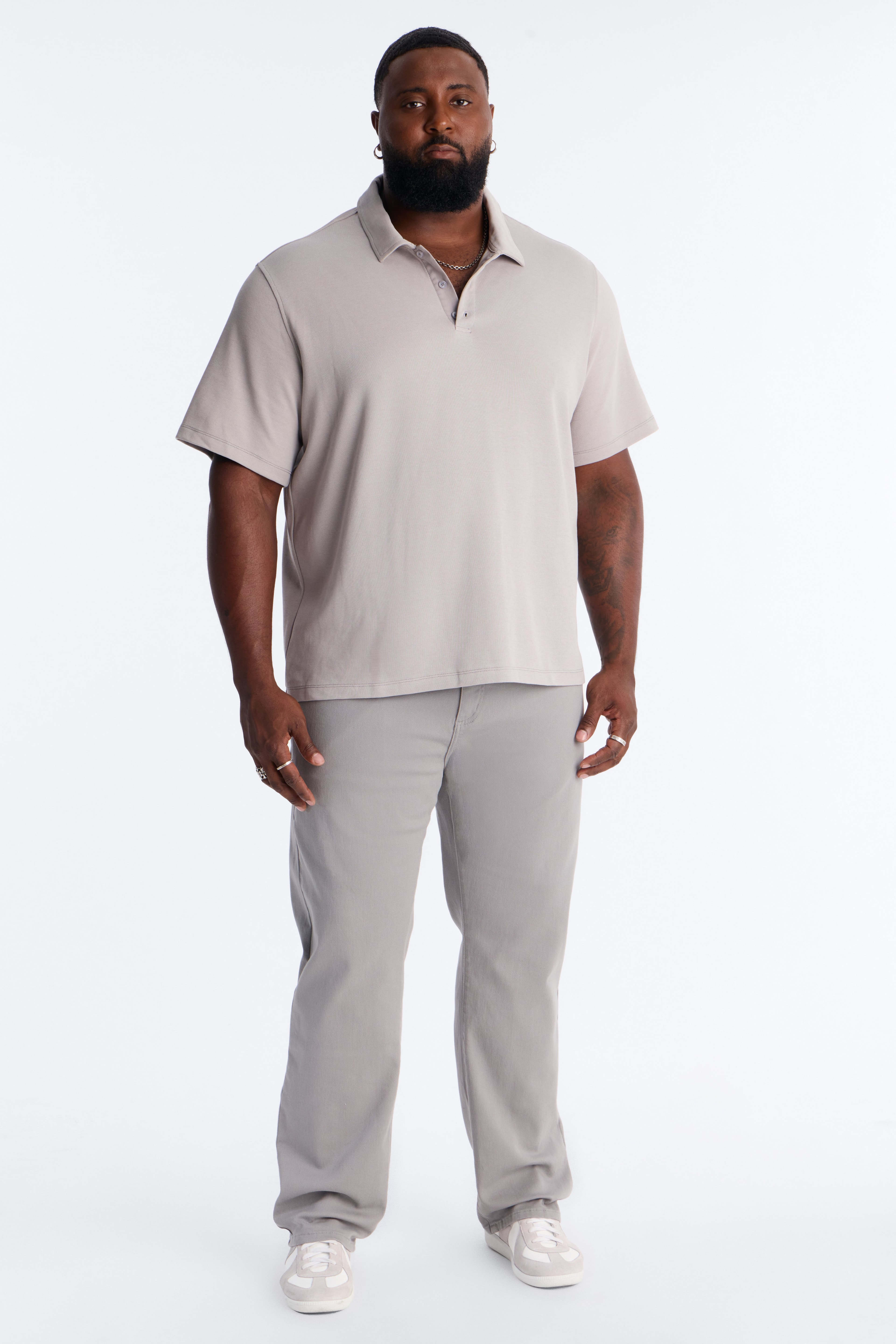 Mike Straight Taper Jeans - Grey image 1