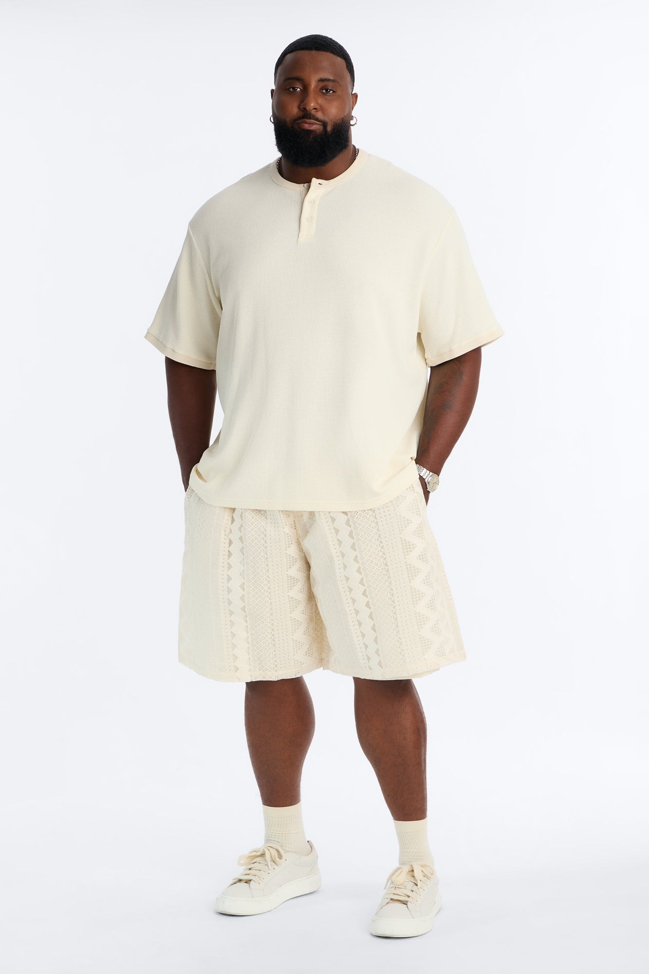 Arbor Isla Relaxed Short - White image 1
