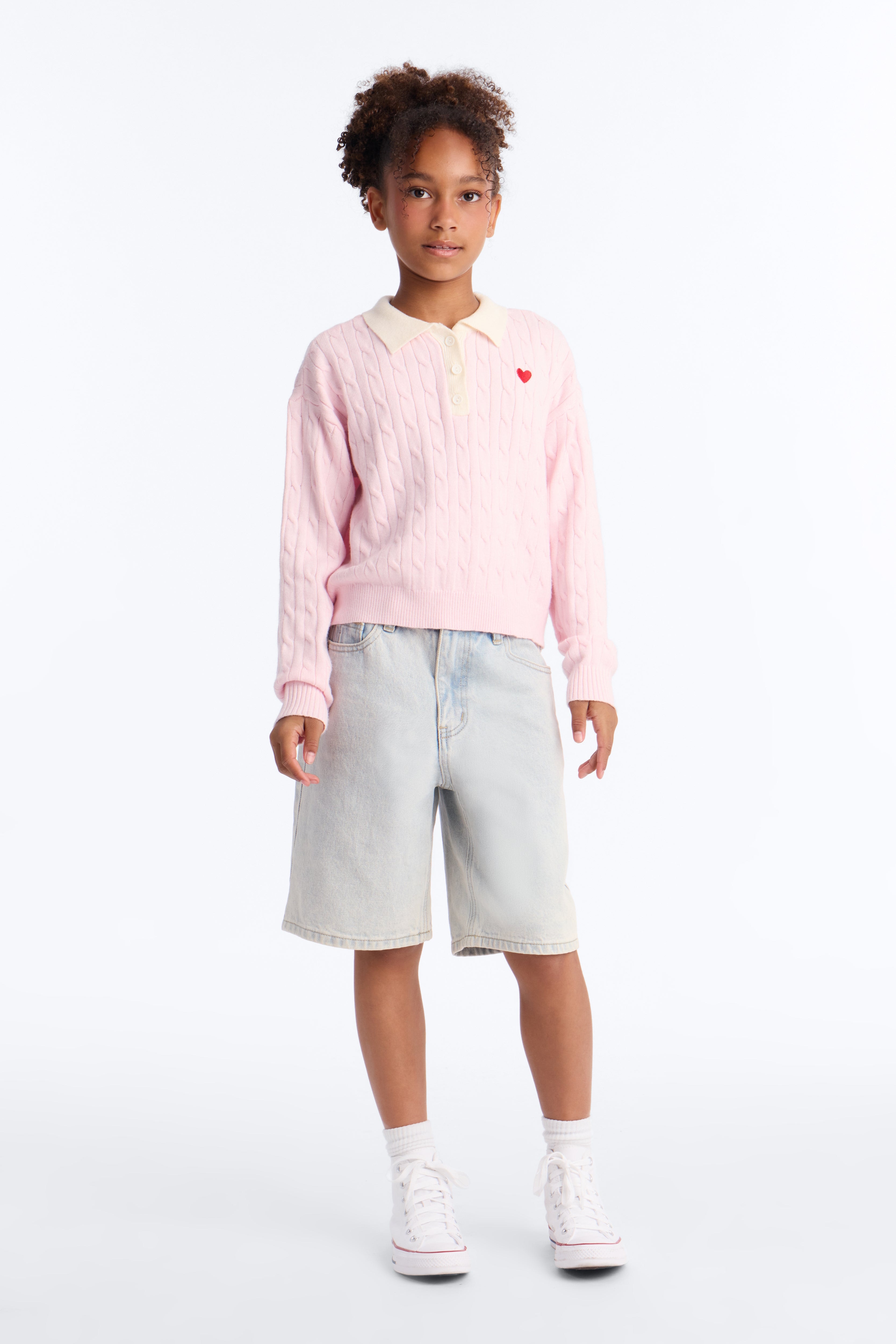 Mini True To Myself Pullover Sweater - Pink image 1