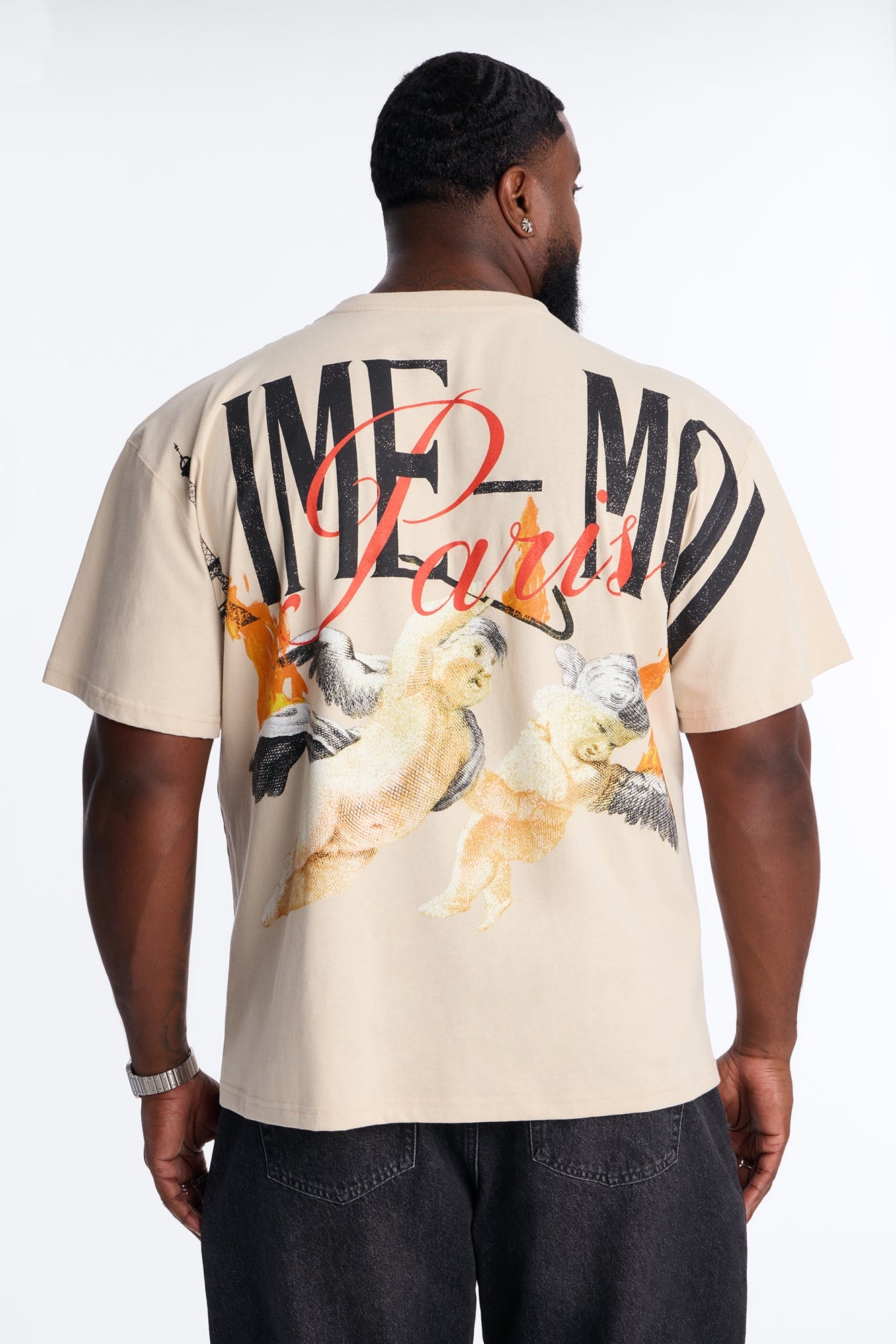 Aime Forever Oversized Short Sleeve Tee - Sand image 1