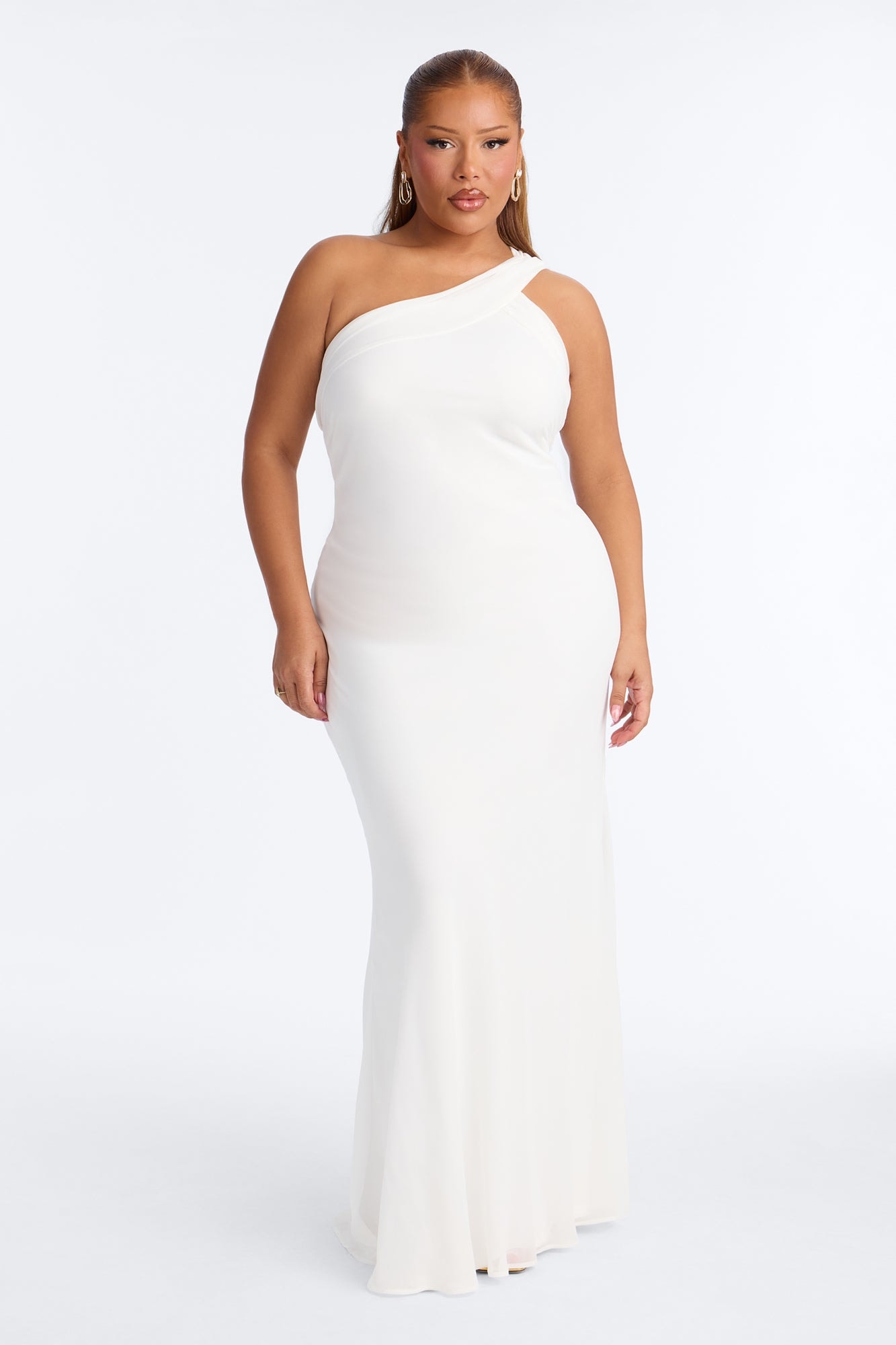 Sarah Chiffon Maxi Dress - White image 1