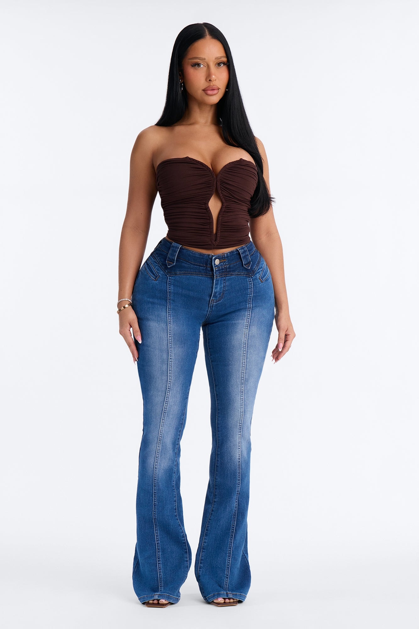 Ride With Me Stretch Bootcut Jeans - Medium Wash image 1